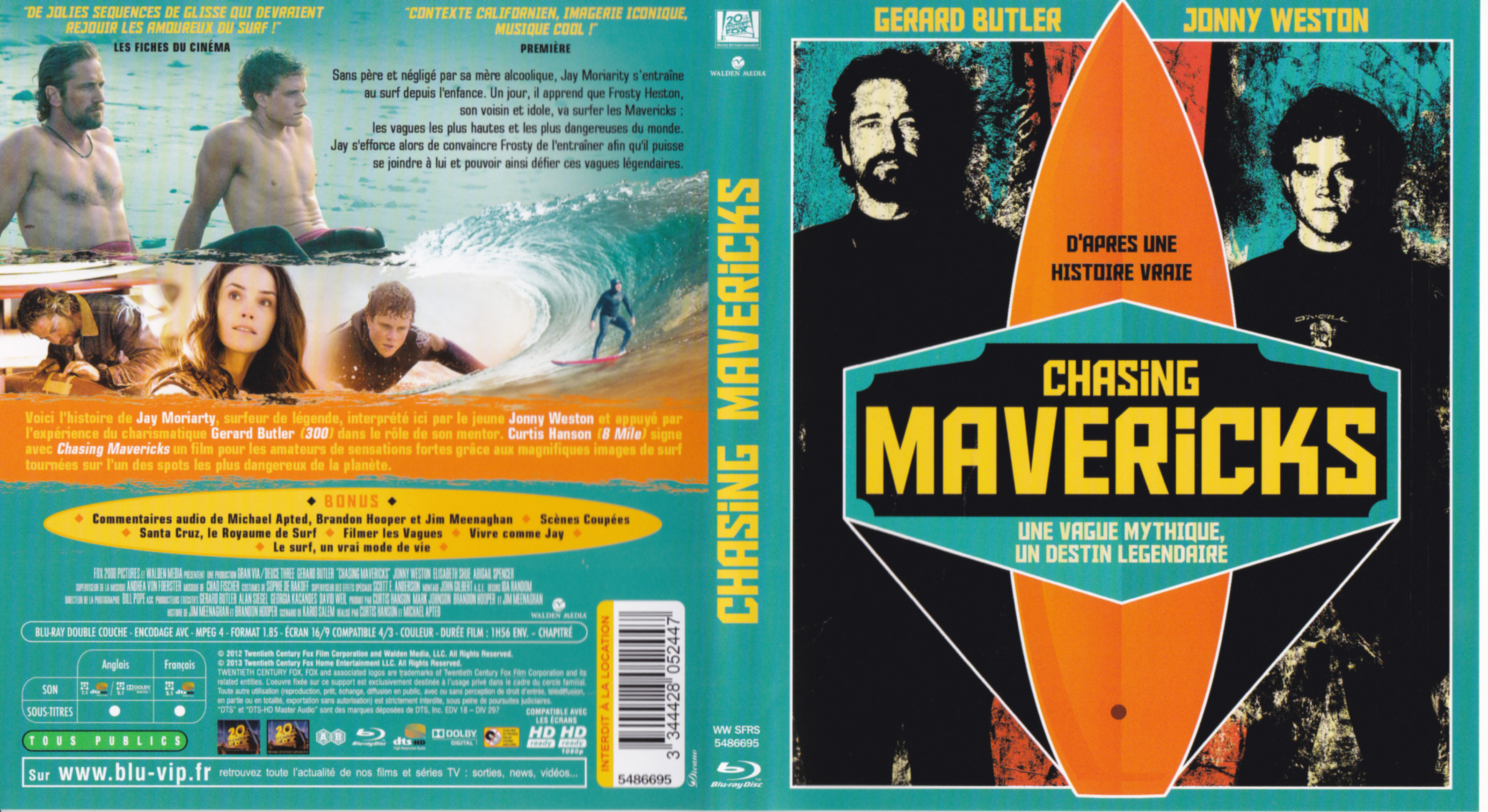 Jaquette DVD Chasing Mavericks (BLU-RAY)
