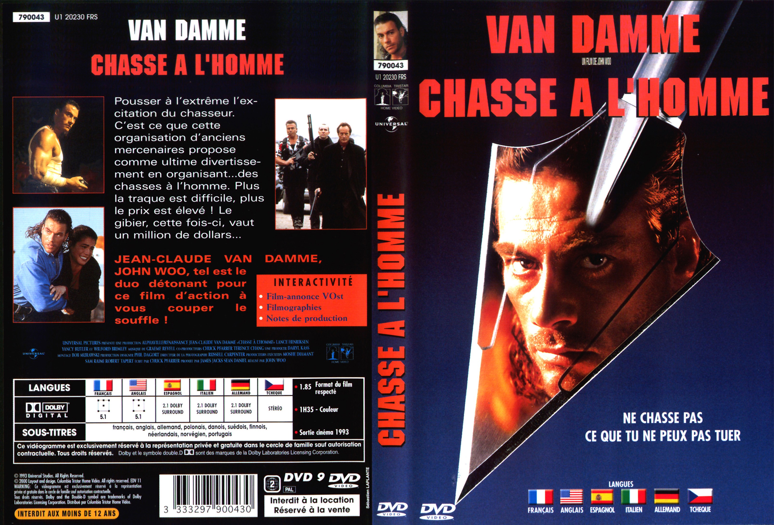 Jaquette DVD Chasse  l