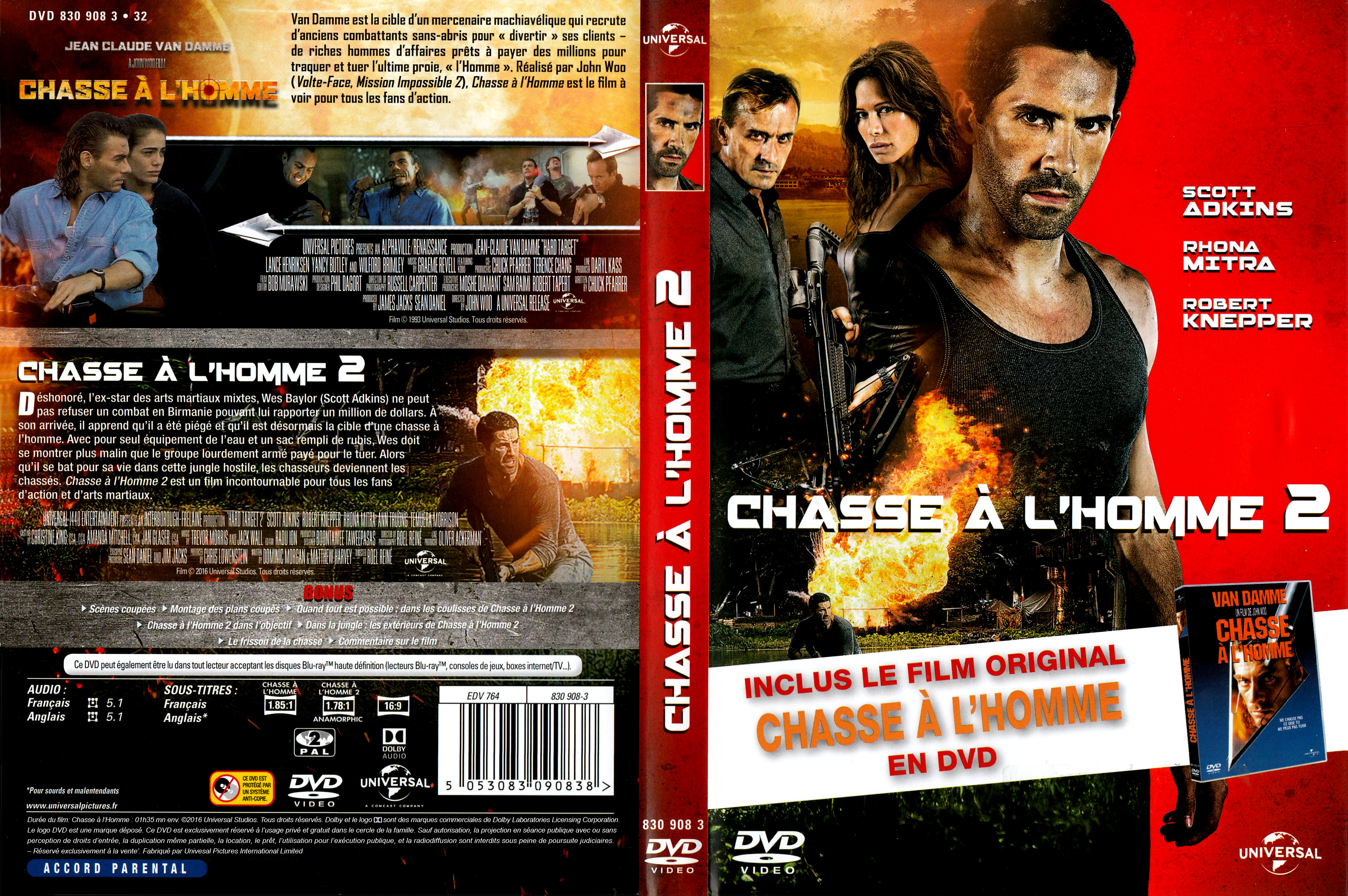 Jaquette DVD Chasse  l