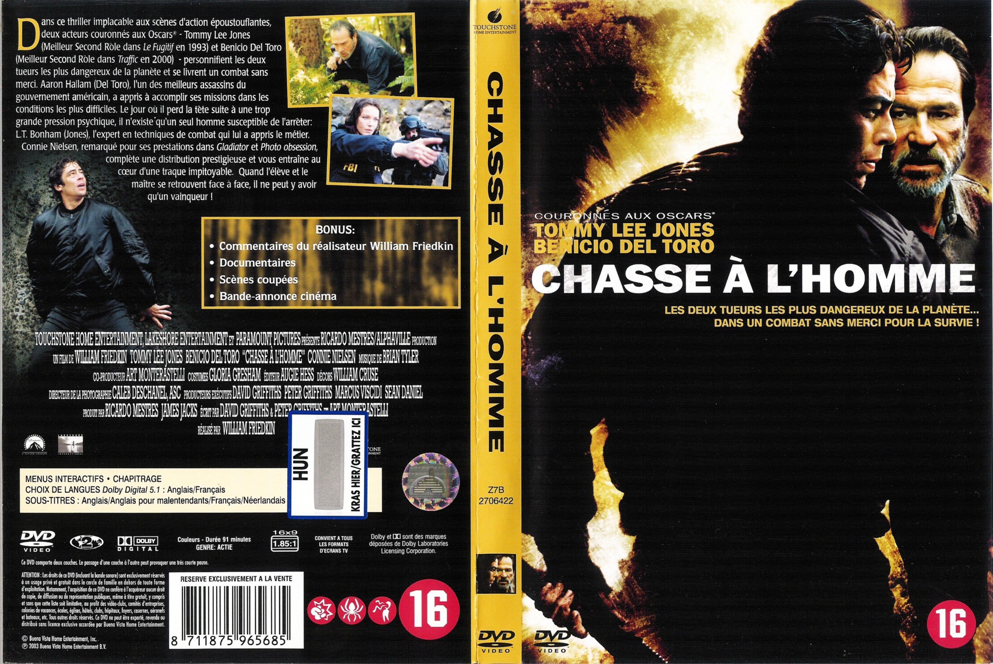 Jaquette DVD Chasse  l