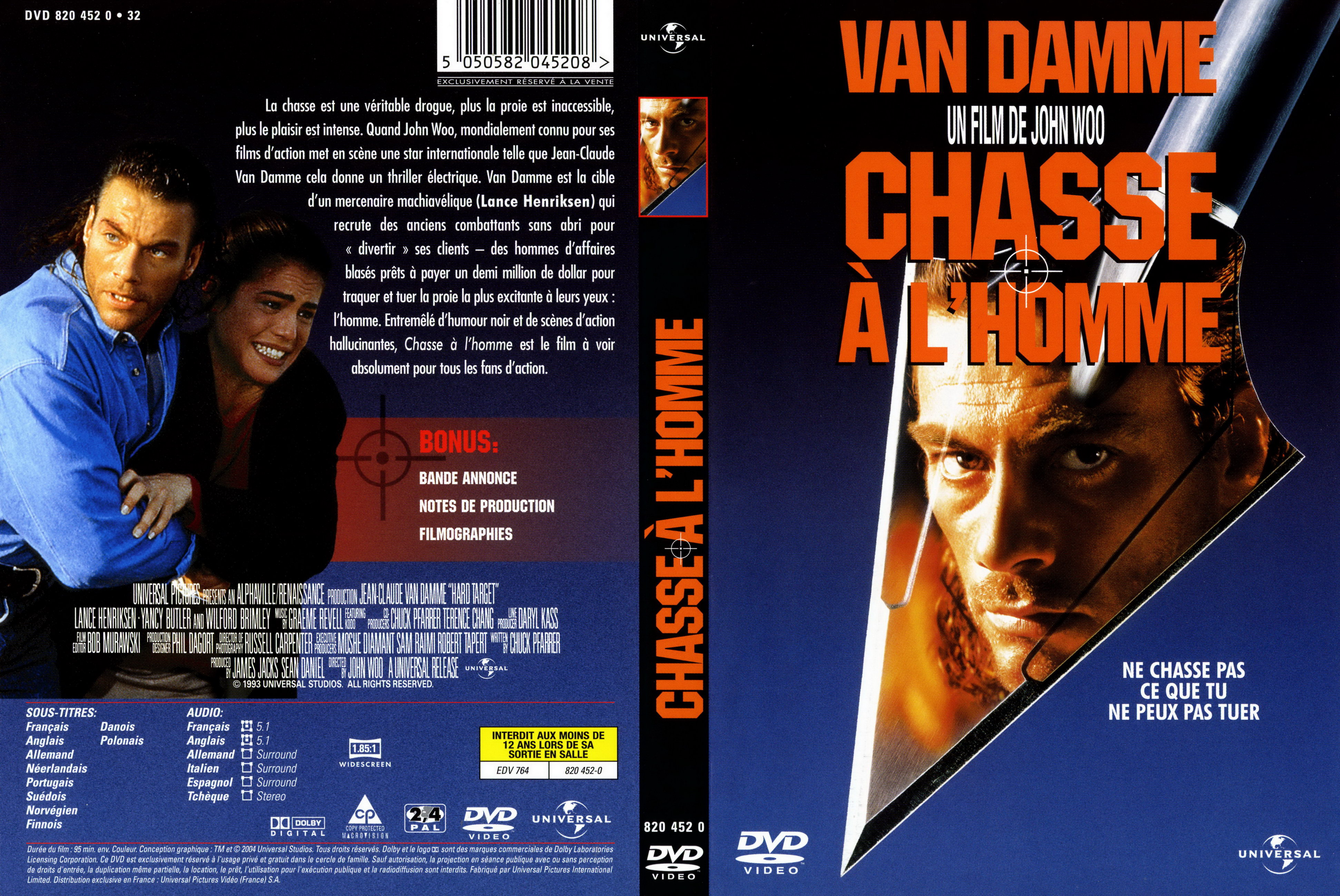 Jaquette DVD Chasse  l