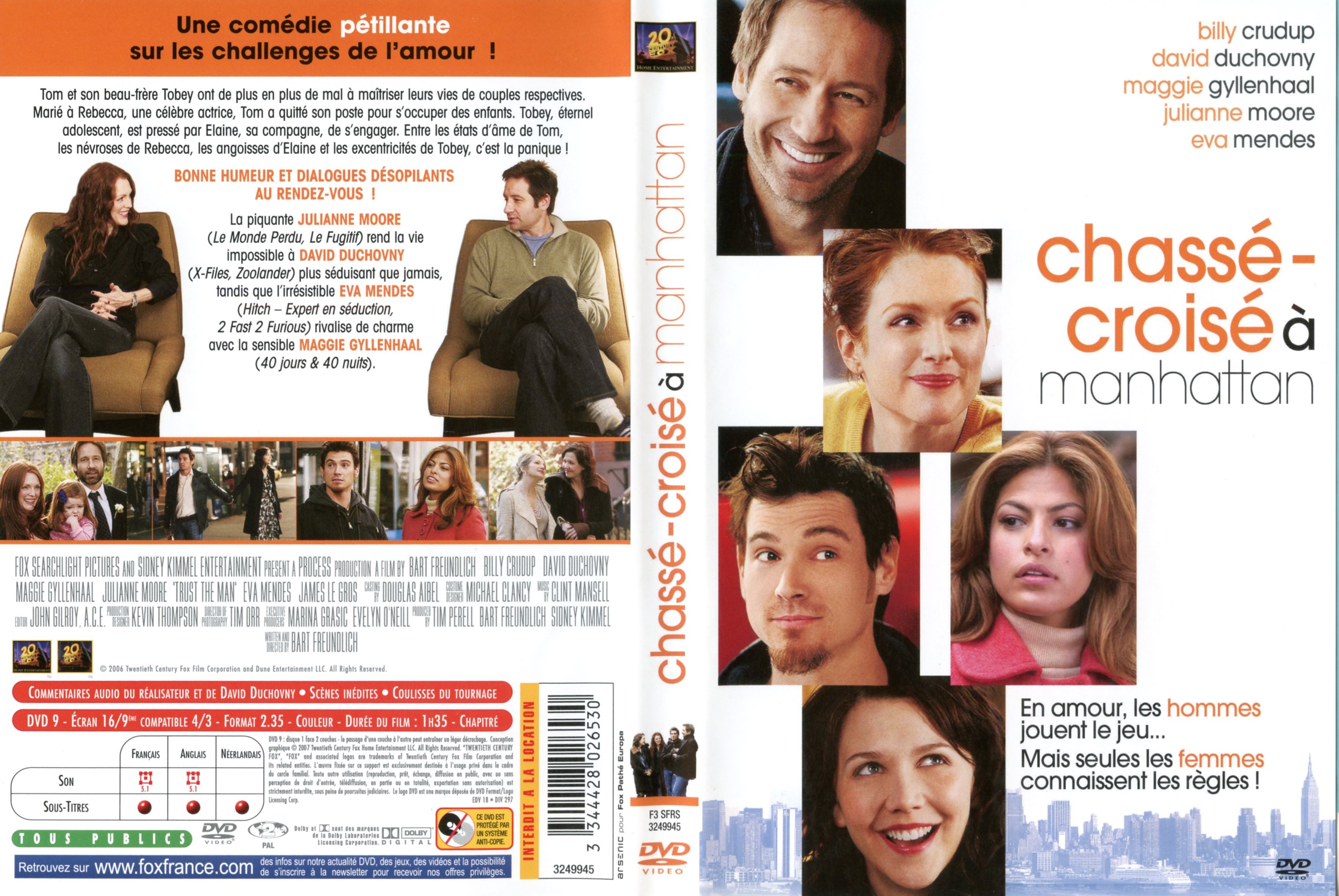 Jaquette DVD Chass-crois  Manhattan