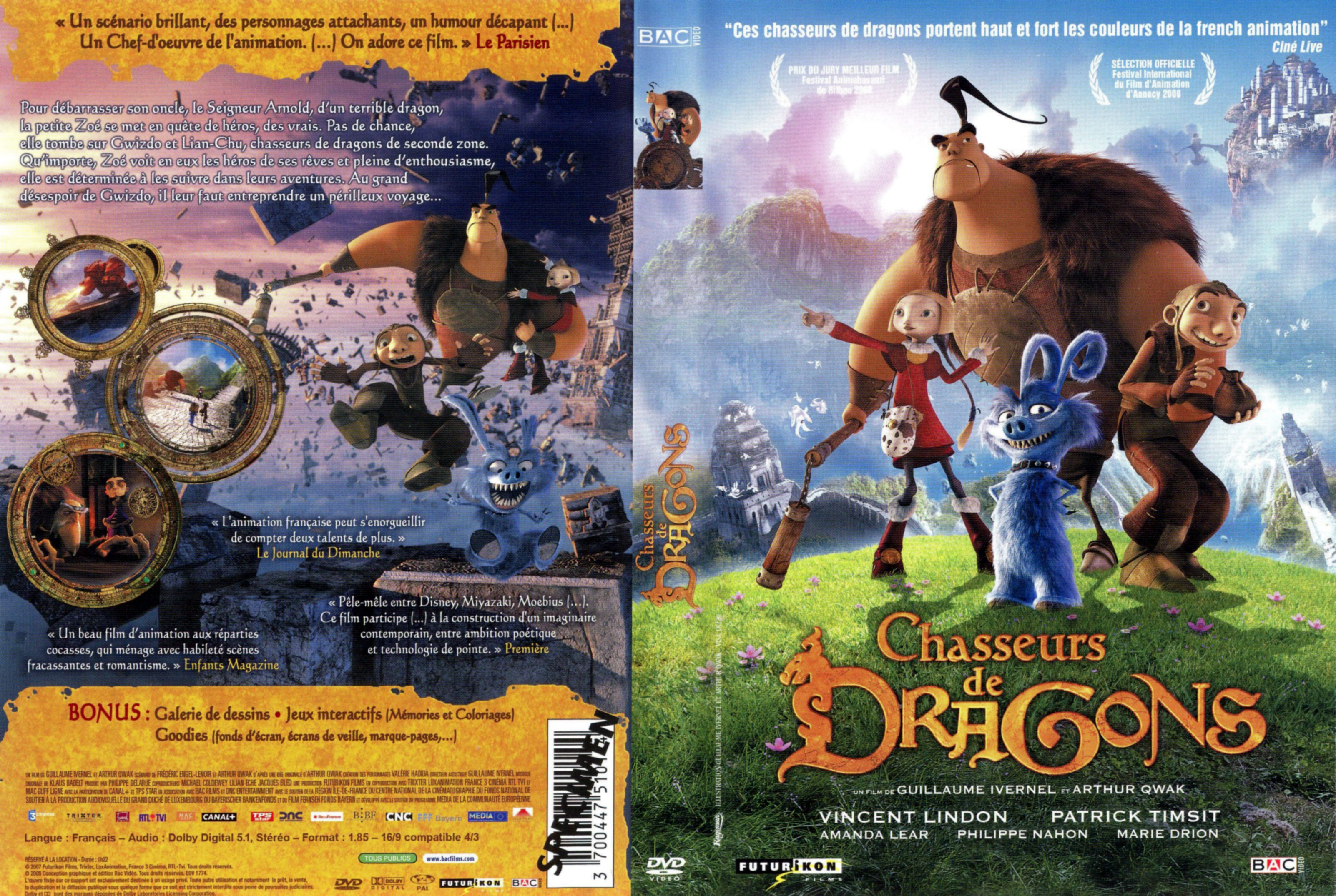 Jaquette DVD Chasseurs de dragons