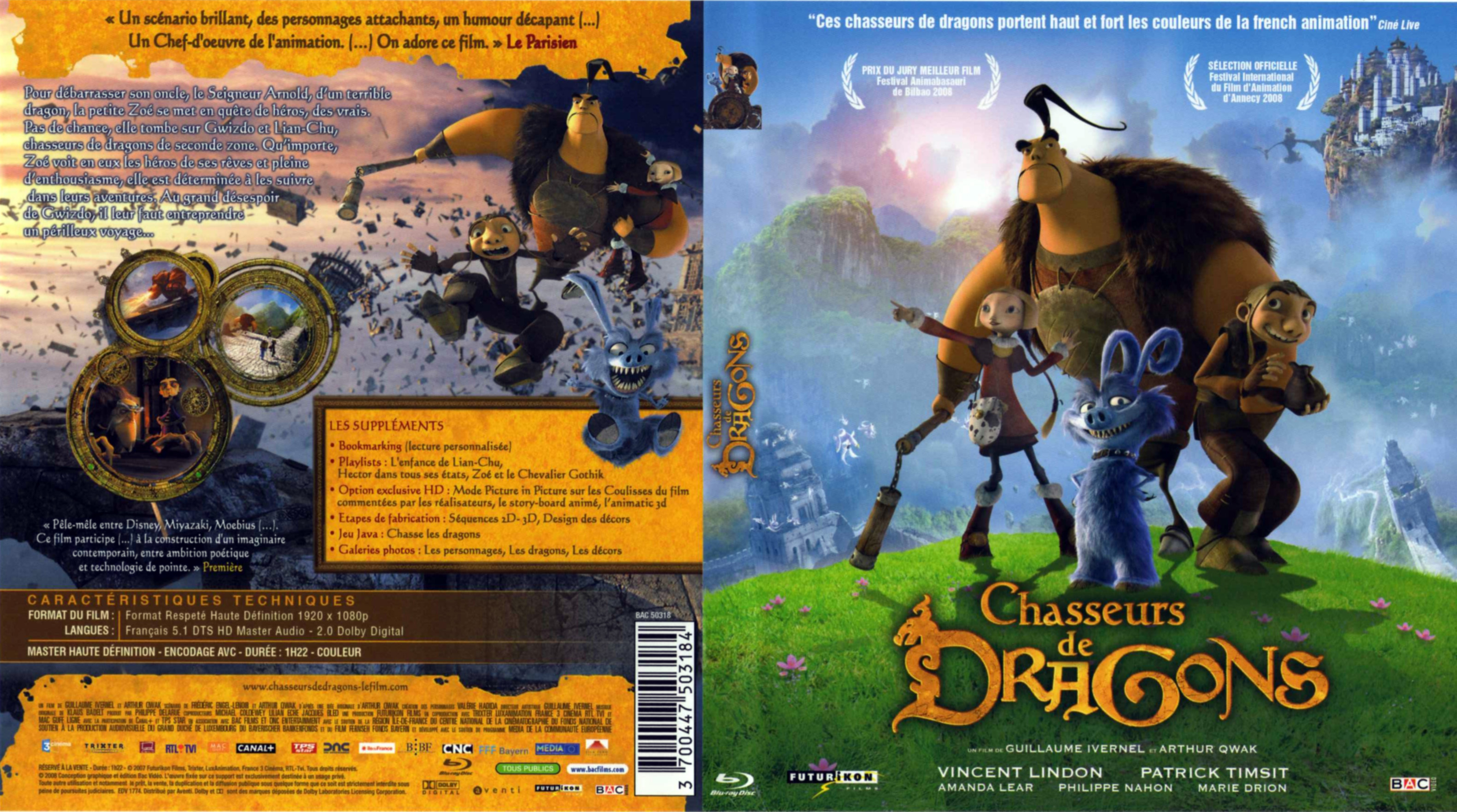 Jaquette DVD Chasseurs de dragons (BLU-RAY)