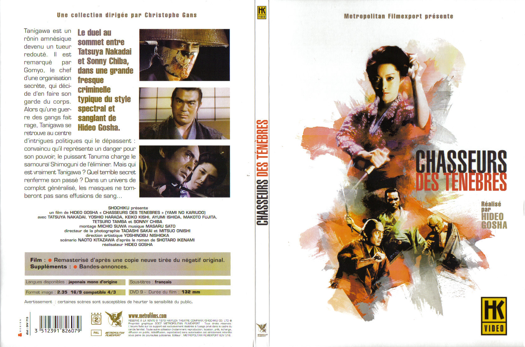 Jaquette DVD Chasseurs des tenebres (1979)