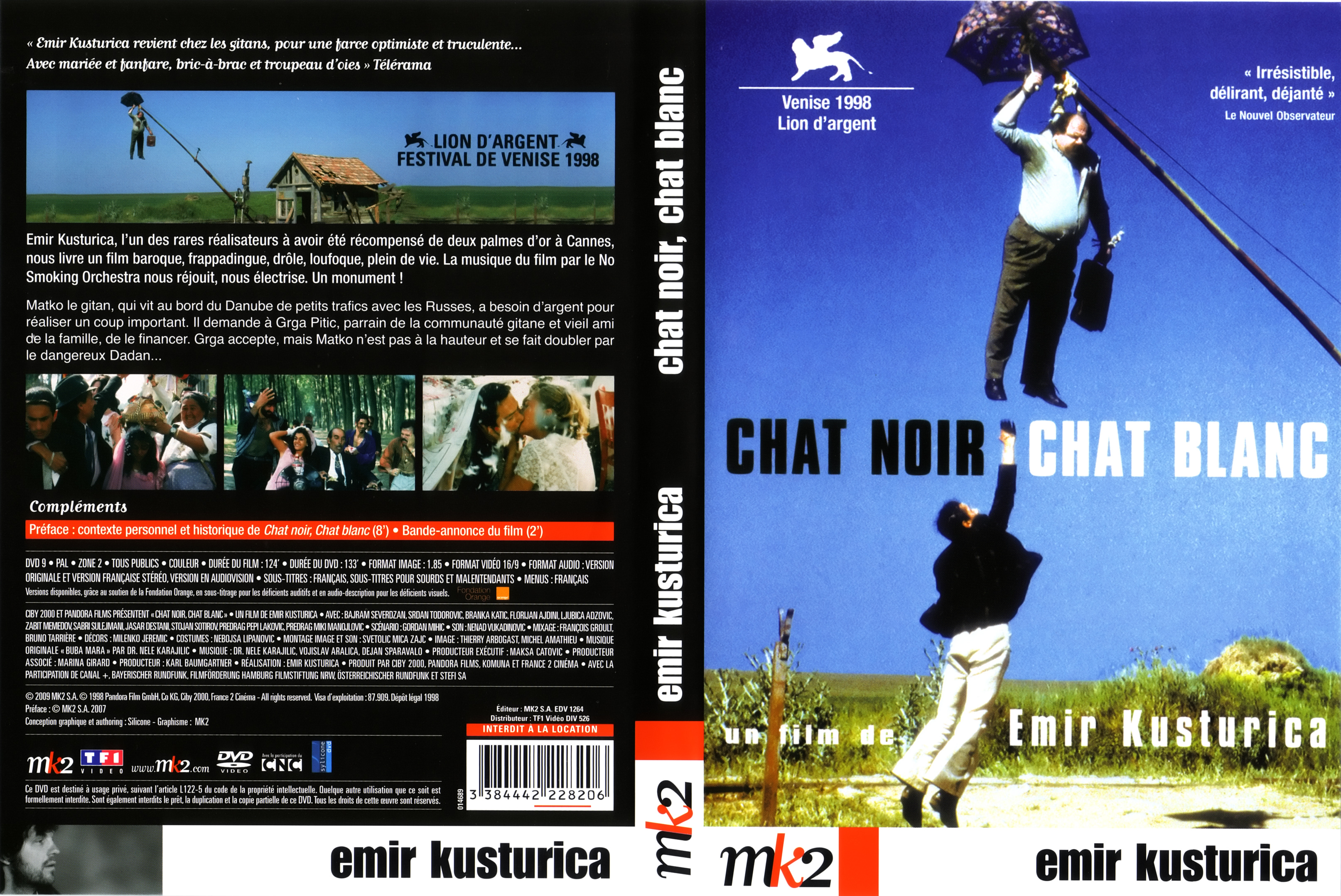 Jaquette DVD Chat noir chat blanc v2