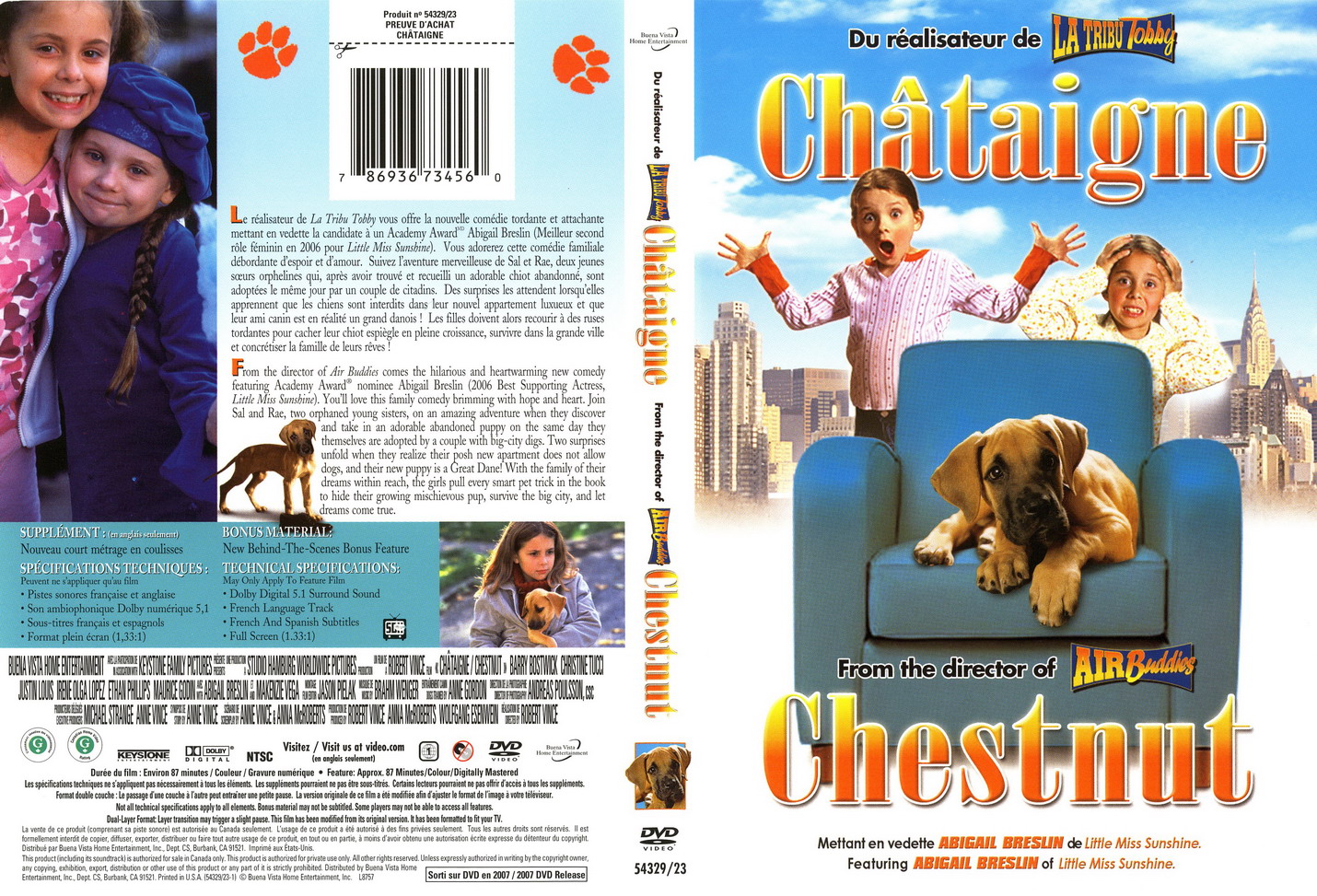 Jaquette DVD Chataigne