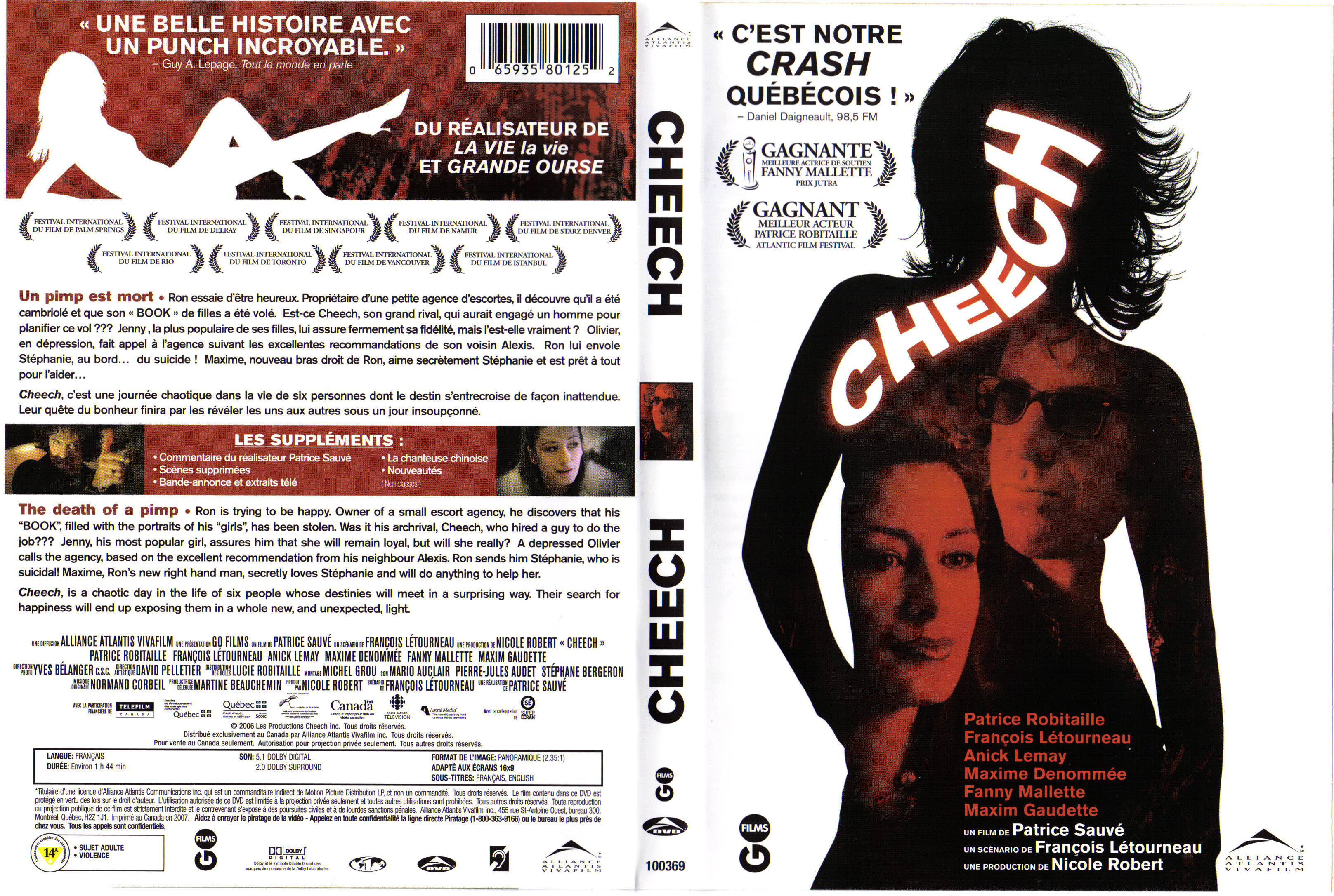Jaquette DVD Cheech (Canadienne)