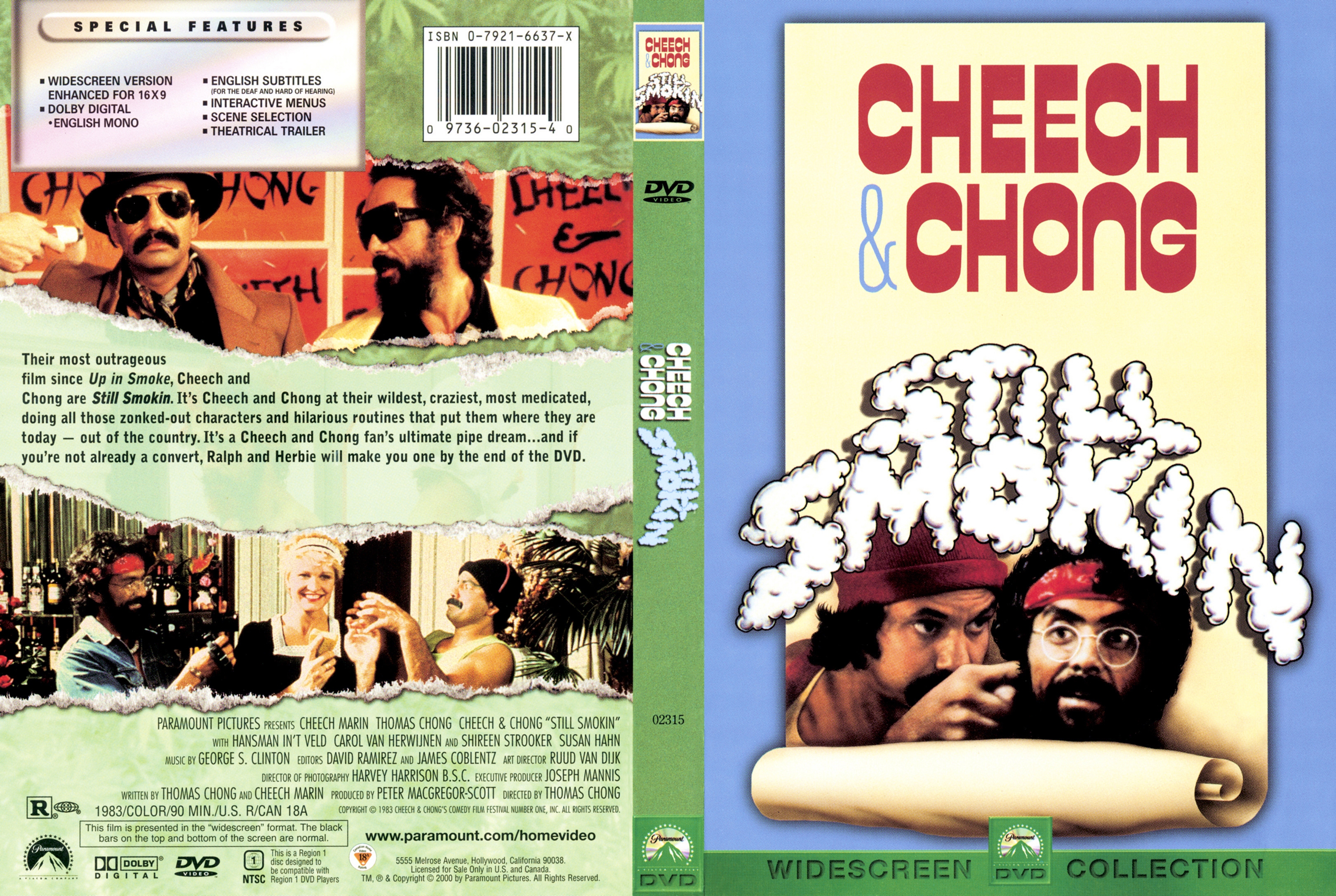 Jaquette DVD Cheech and chong still smokin Zone 1