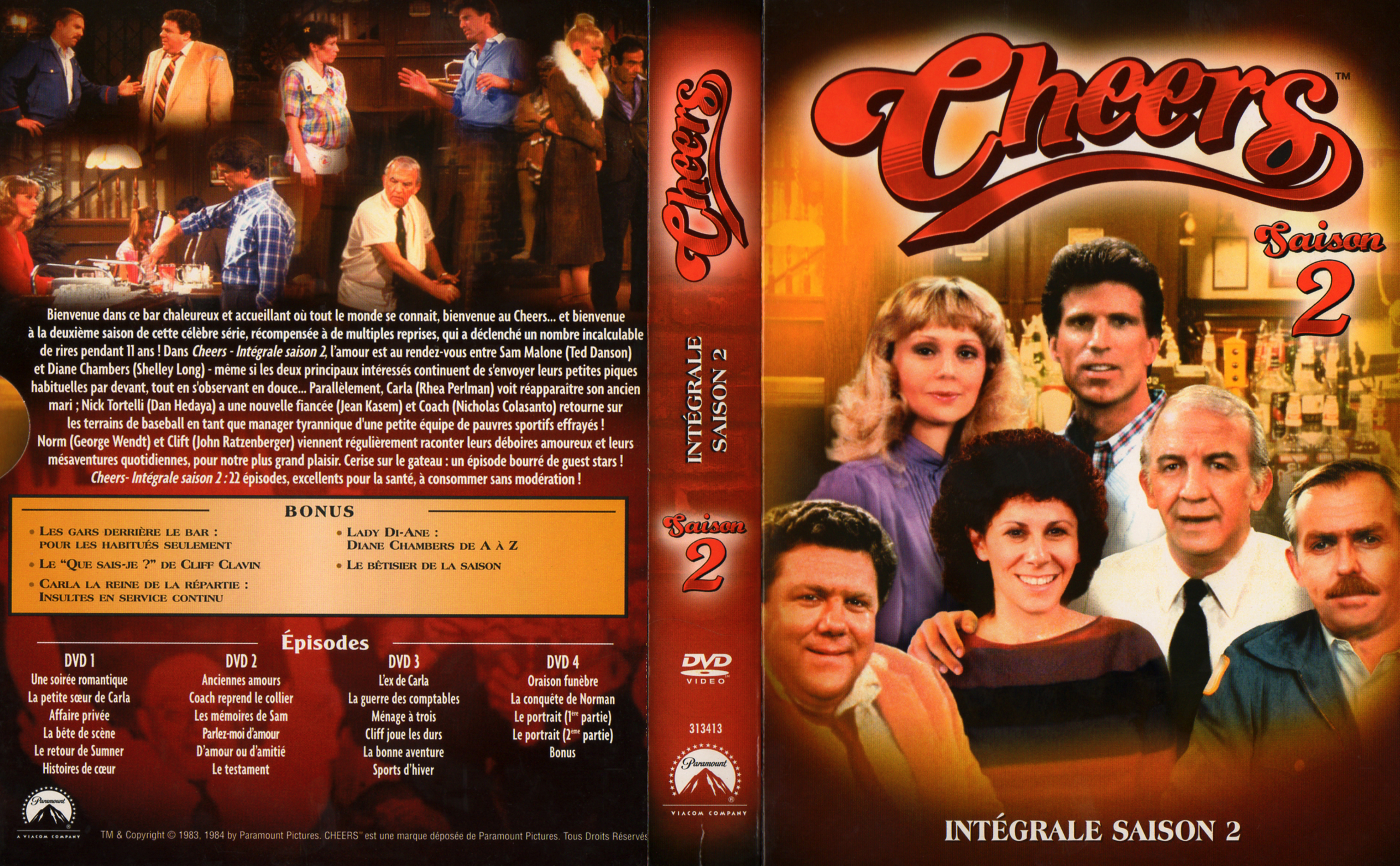 Jaquette DVD Cheers Saison 2