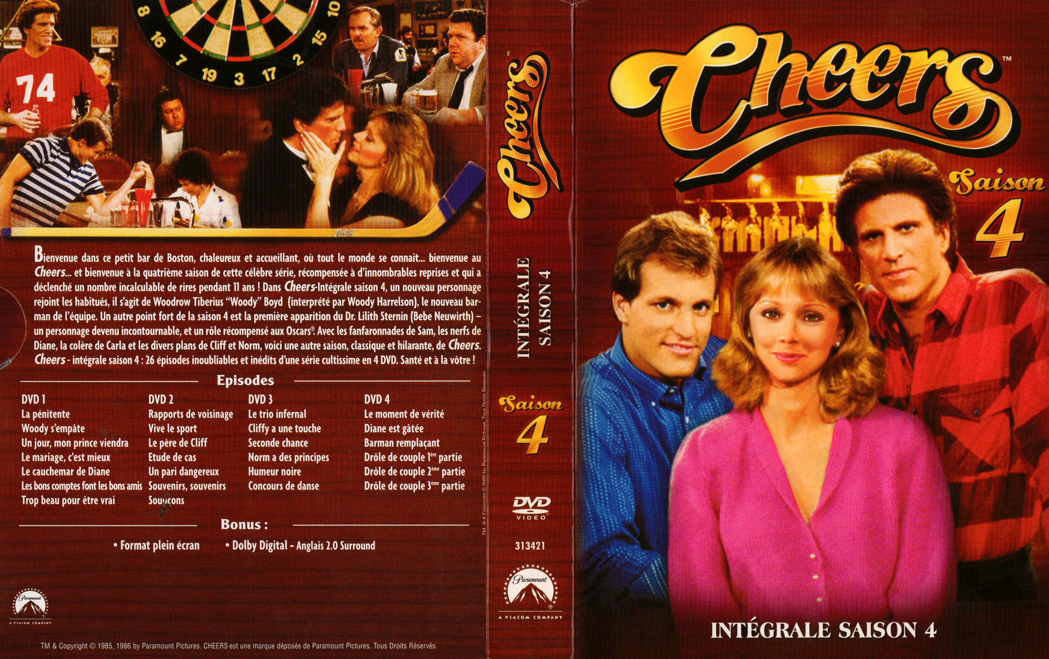 Jaquette DVD Cheers Saison 4