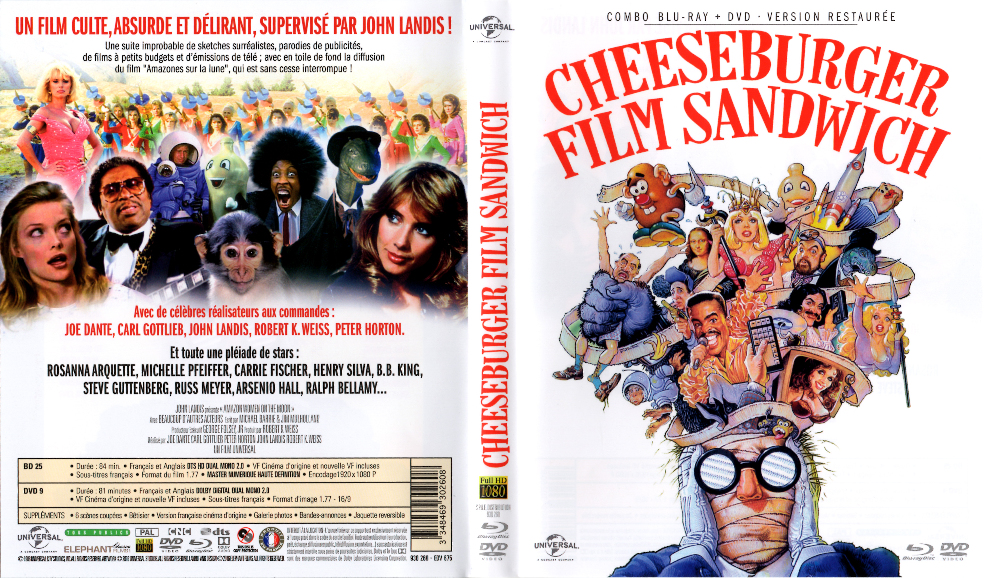 Jaquette DVD Cheeseburger film sandwich (BLU-RAY)