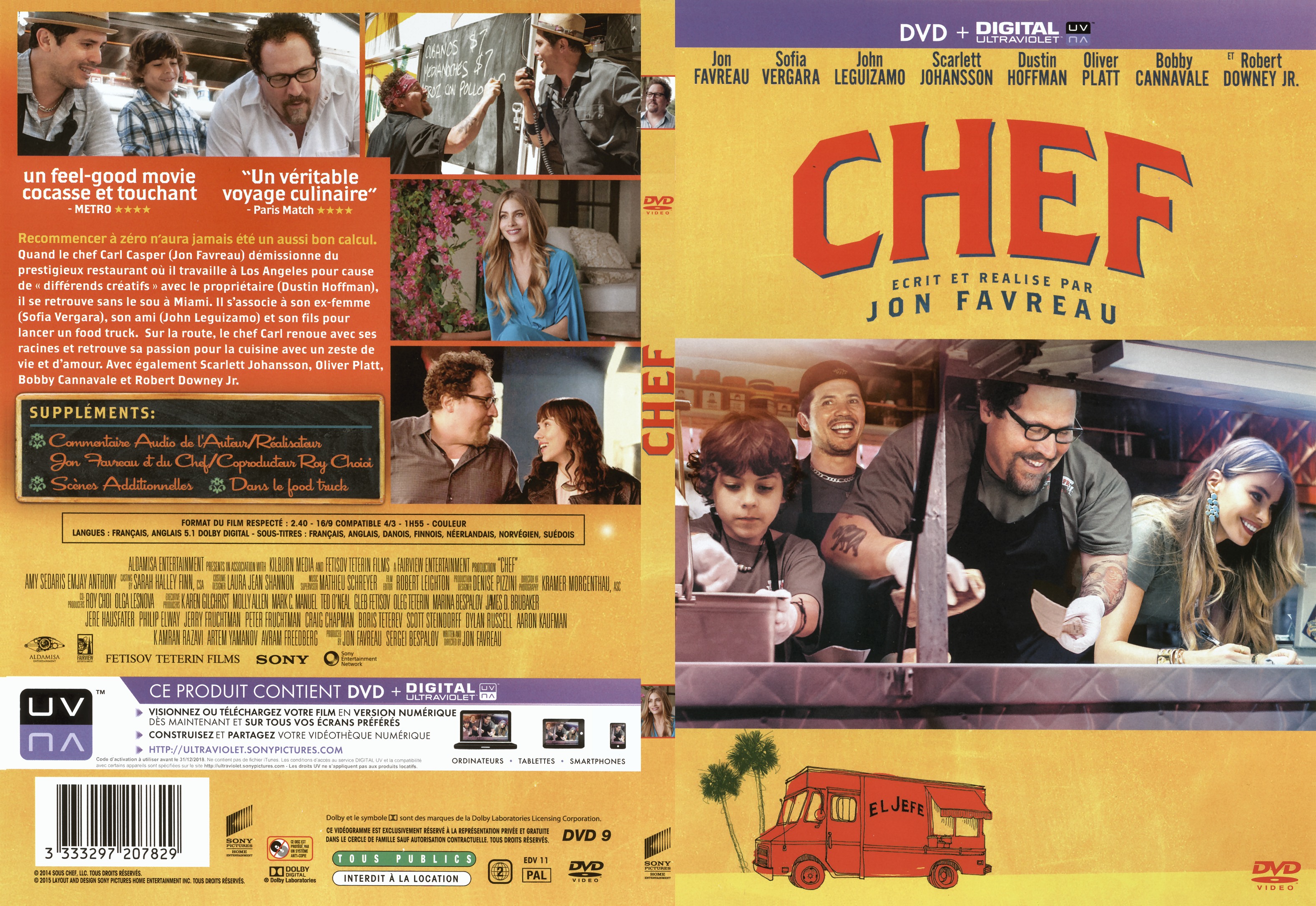 Jaquette DVD Chef - SLIM