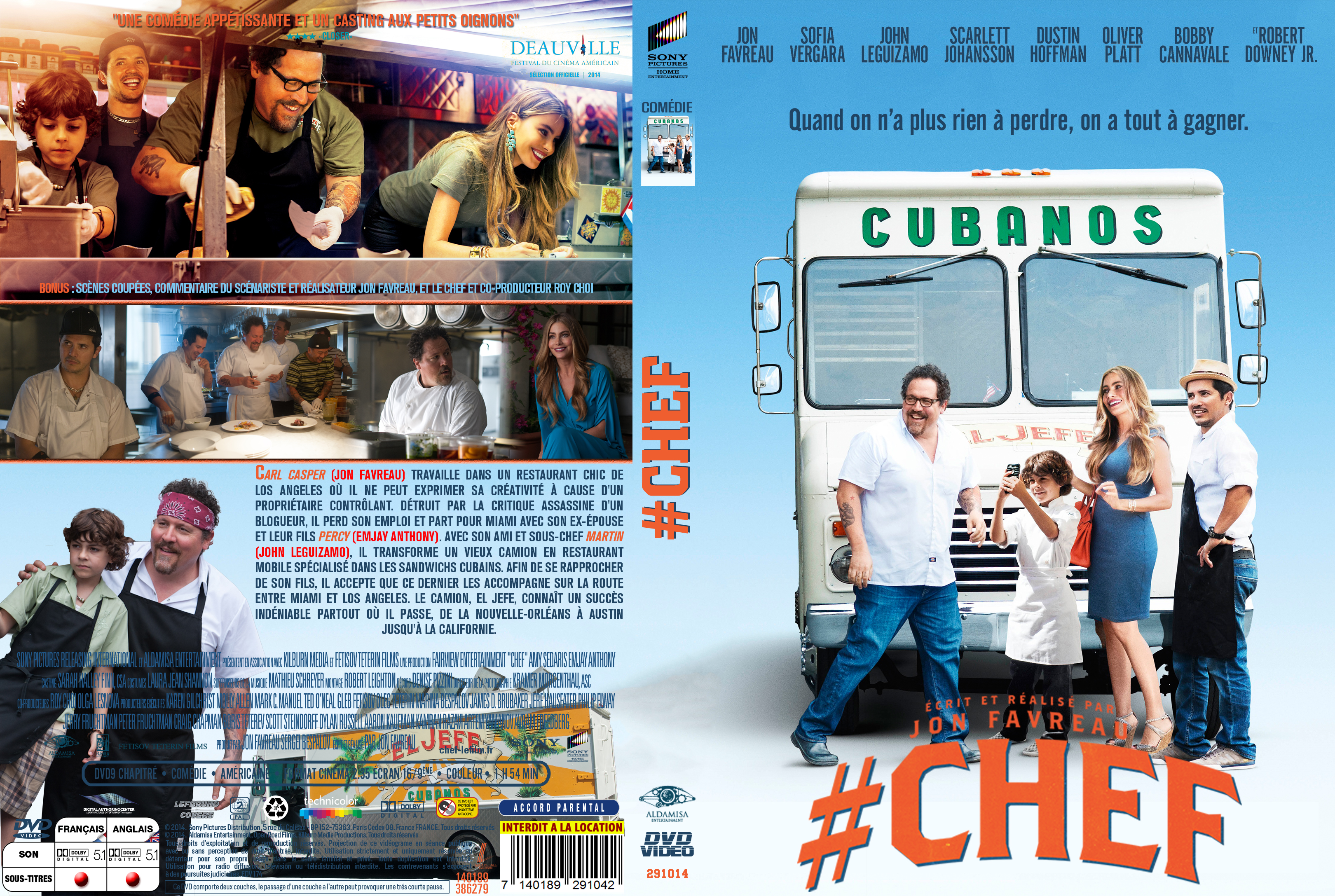 Jaquette DVD Chef custom