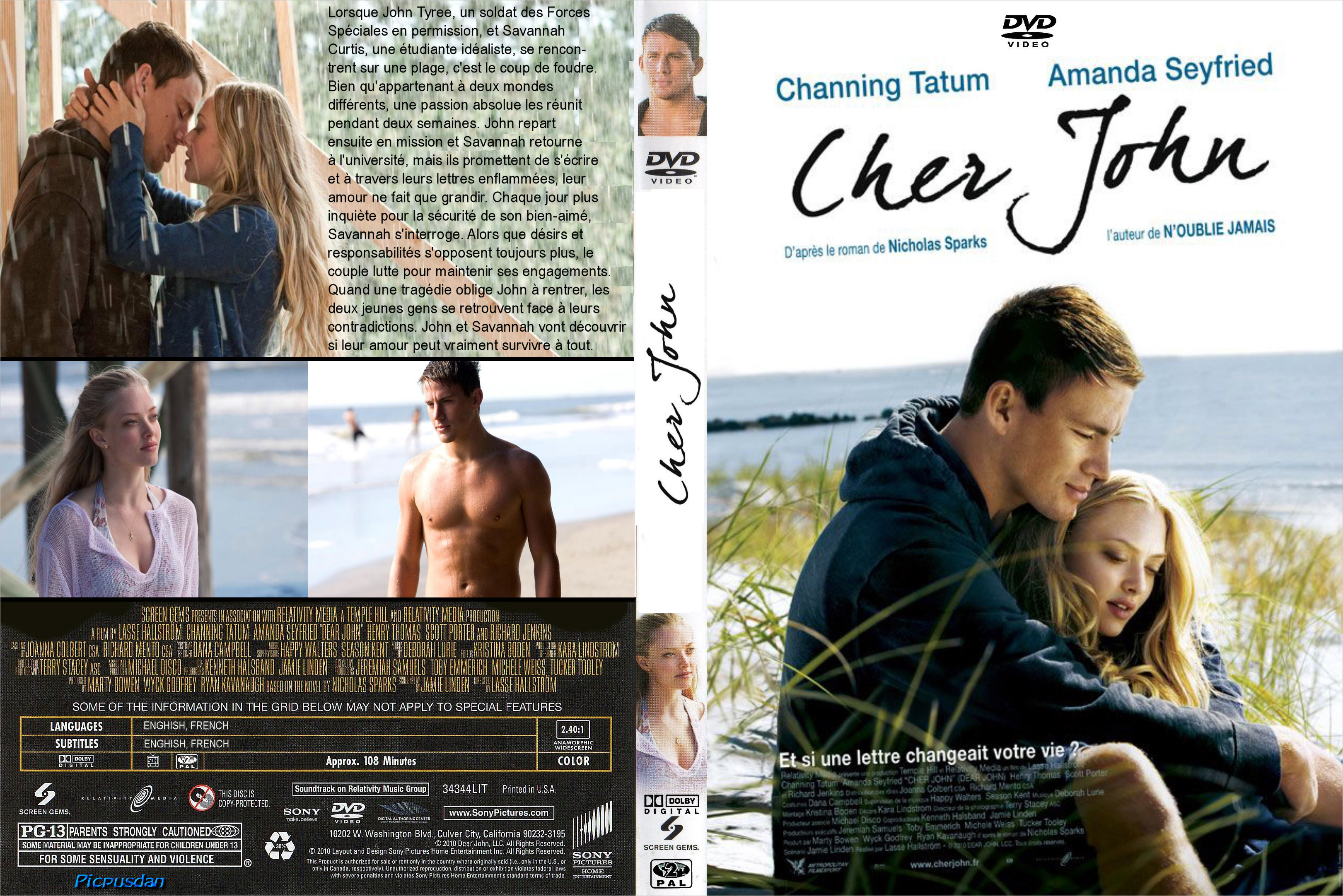 Jaquette DVD Cher John custom