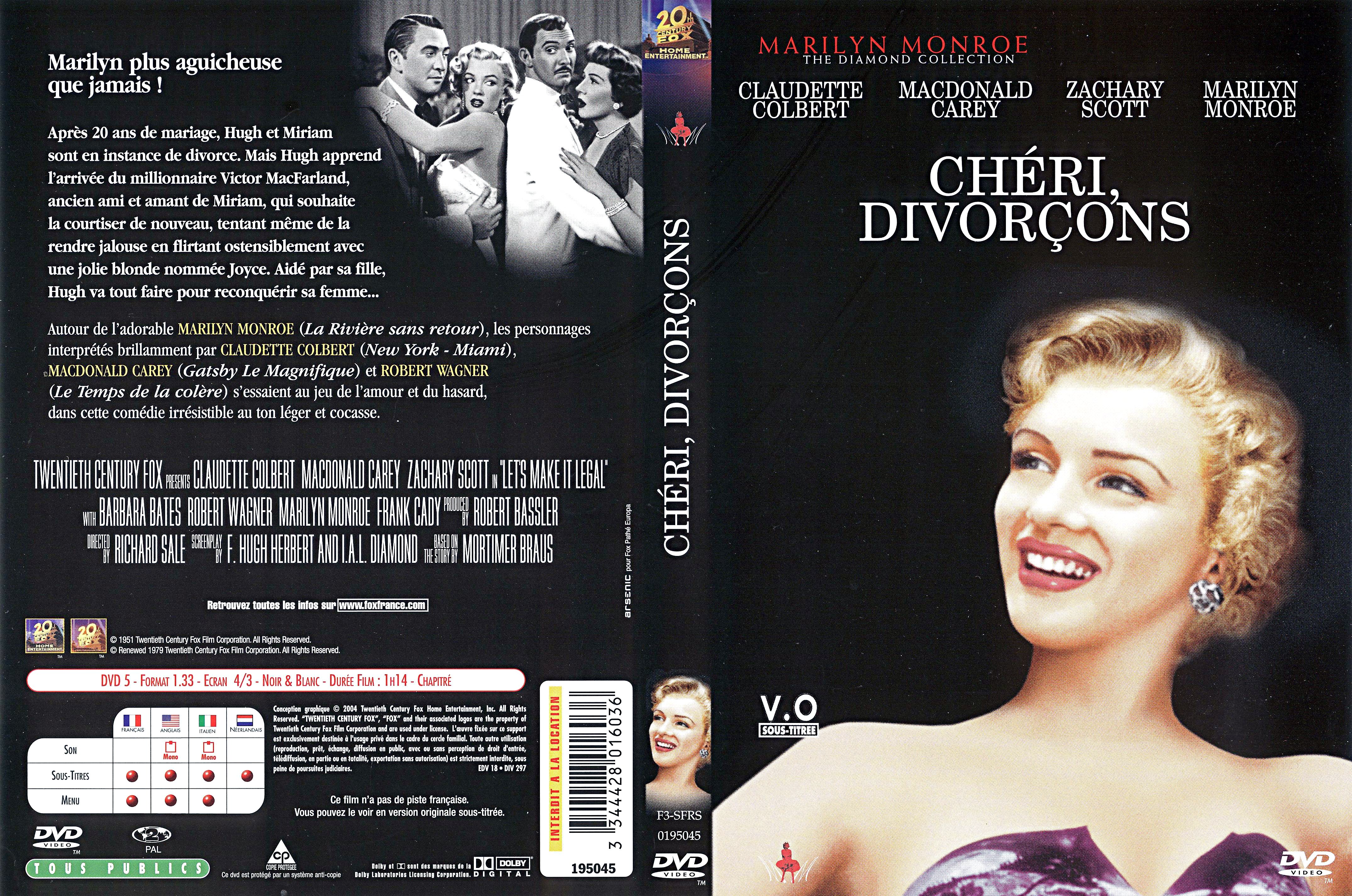 Jaquette DVD Chri, divorcons