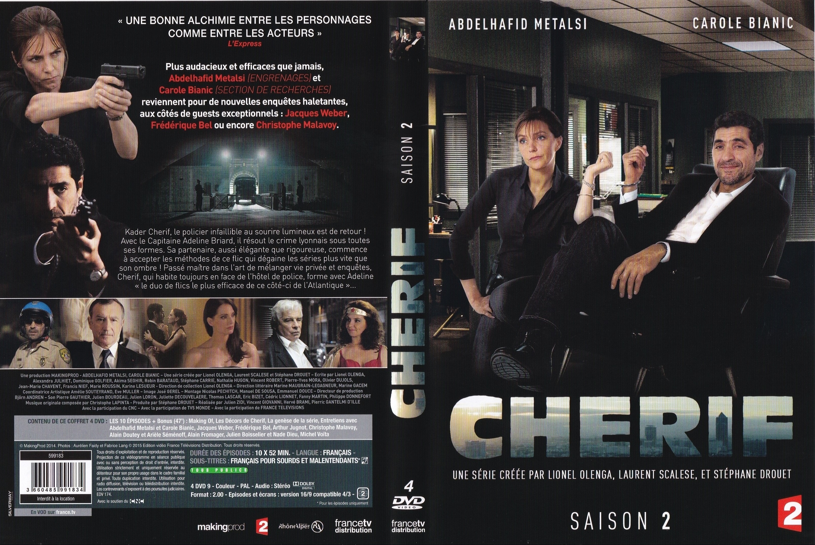 Jaquette DVD Cherif Saison 2