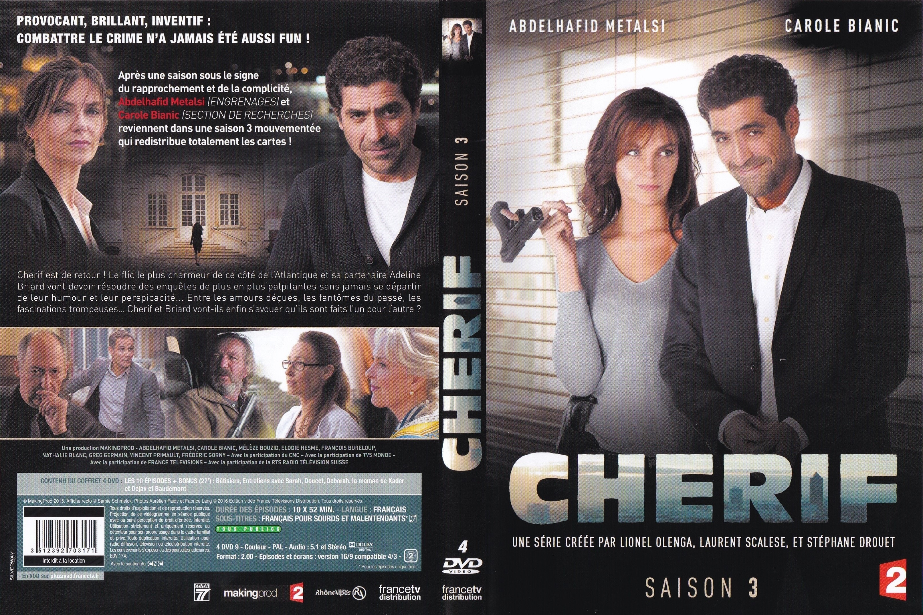 Jaquette DVD Cherif Saison 3