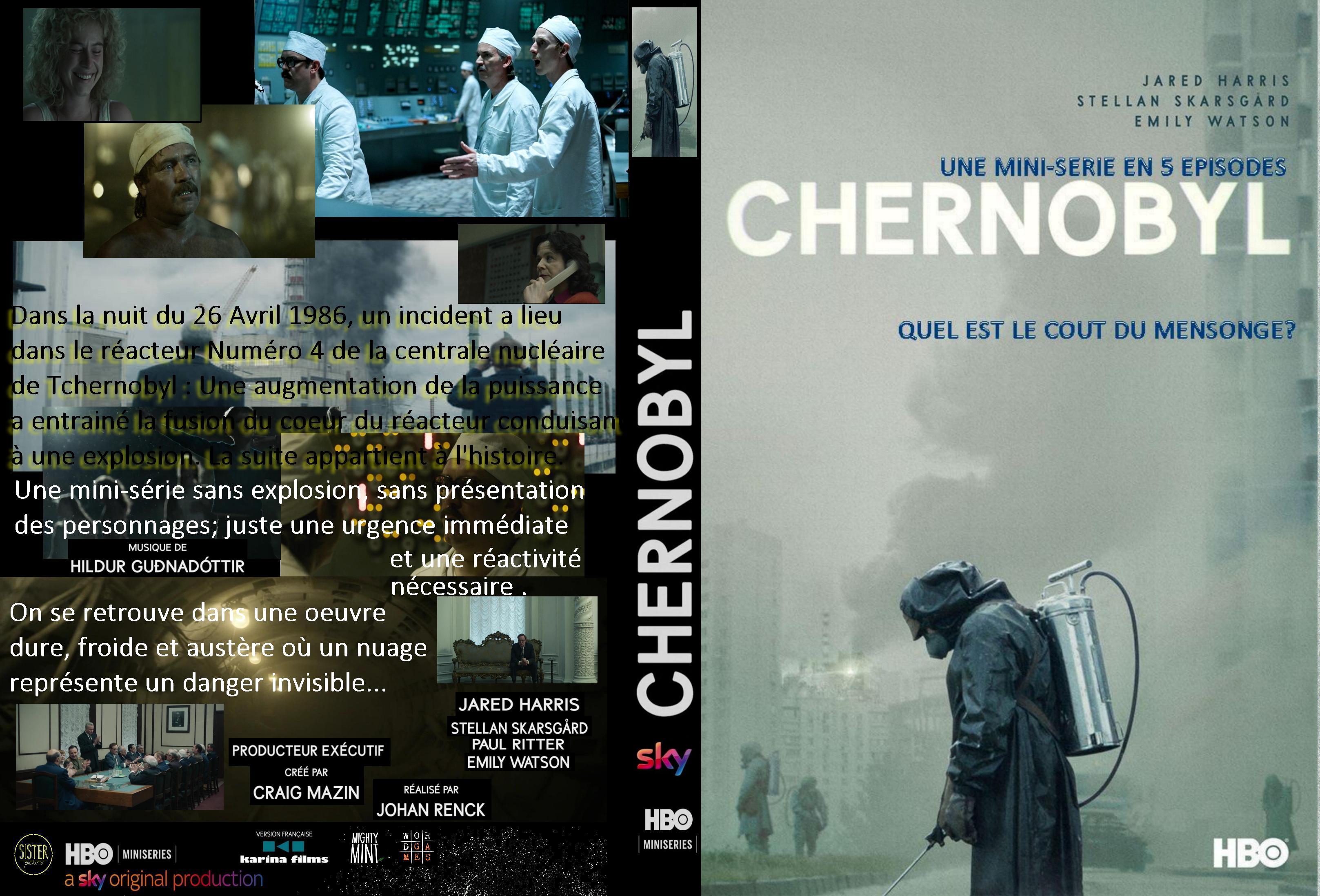 Jaquette DVD Chernobyl custom