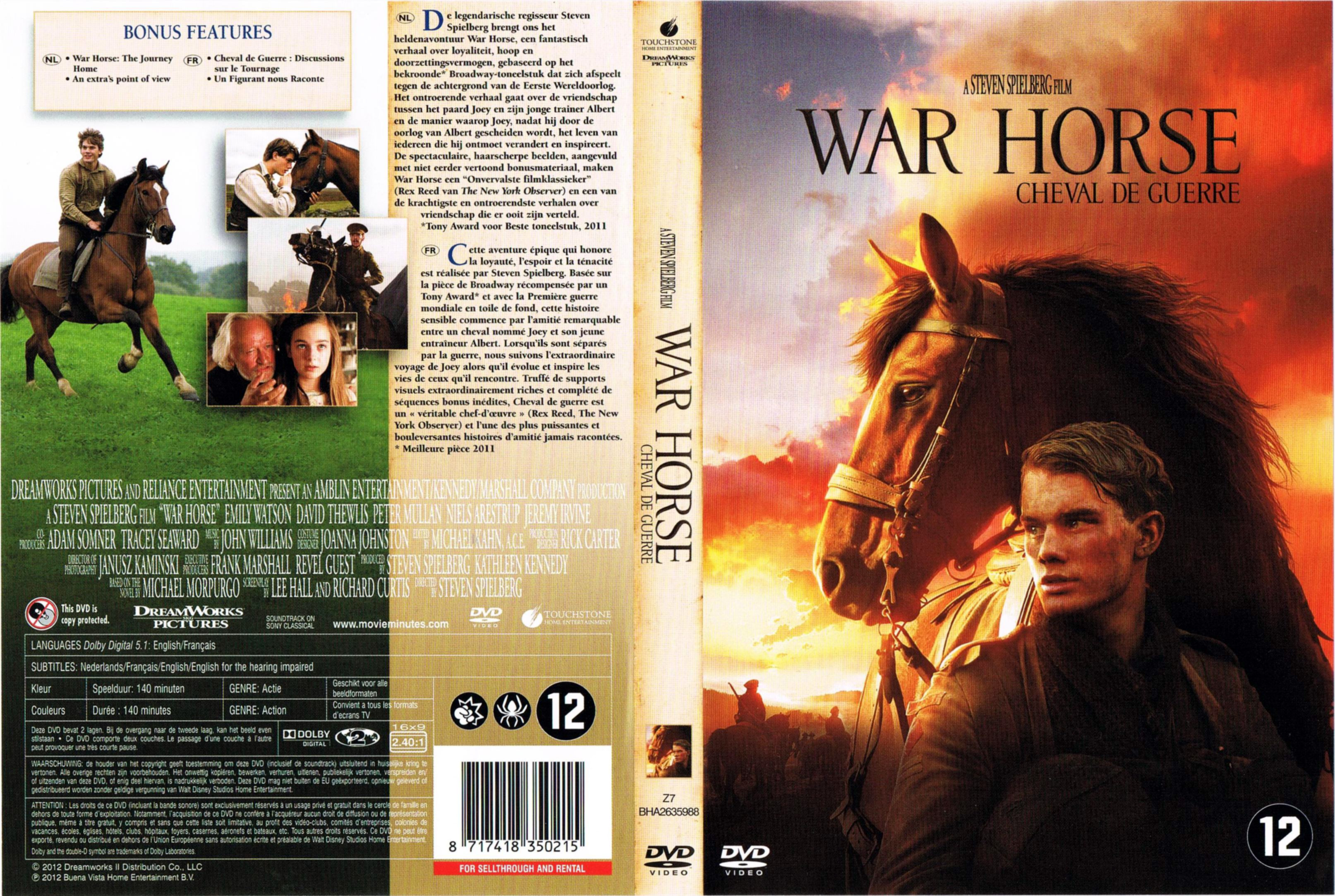 Jaquette DVD Cheval de guerre