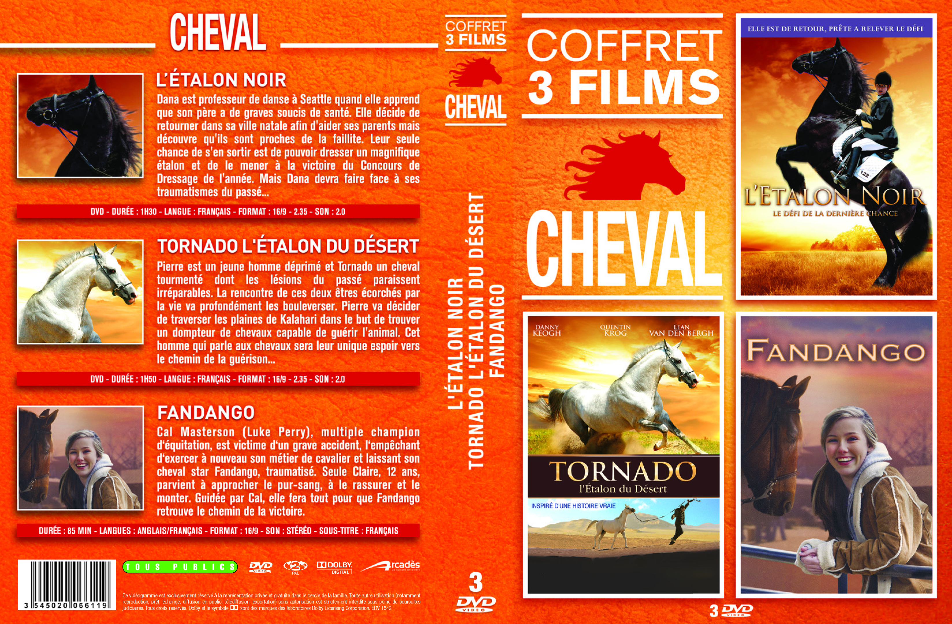 Jaquette DVD Cheval vol 1 COFFRET