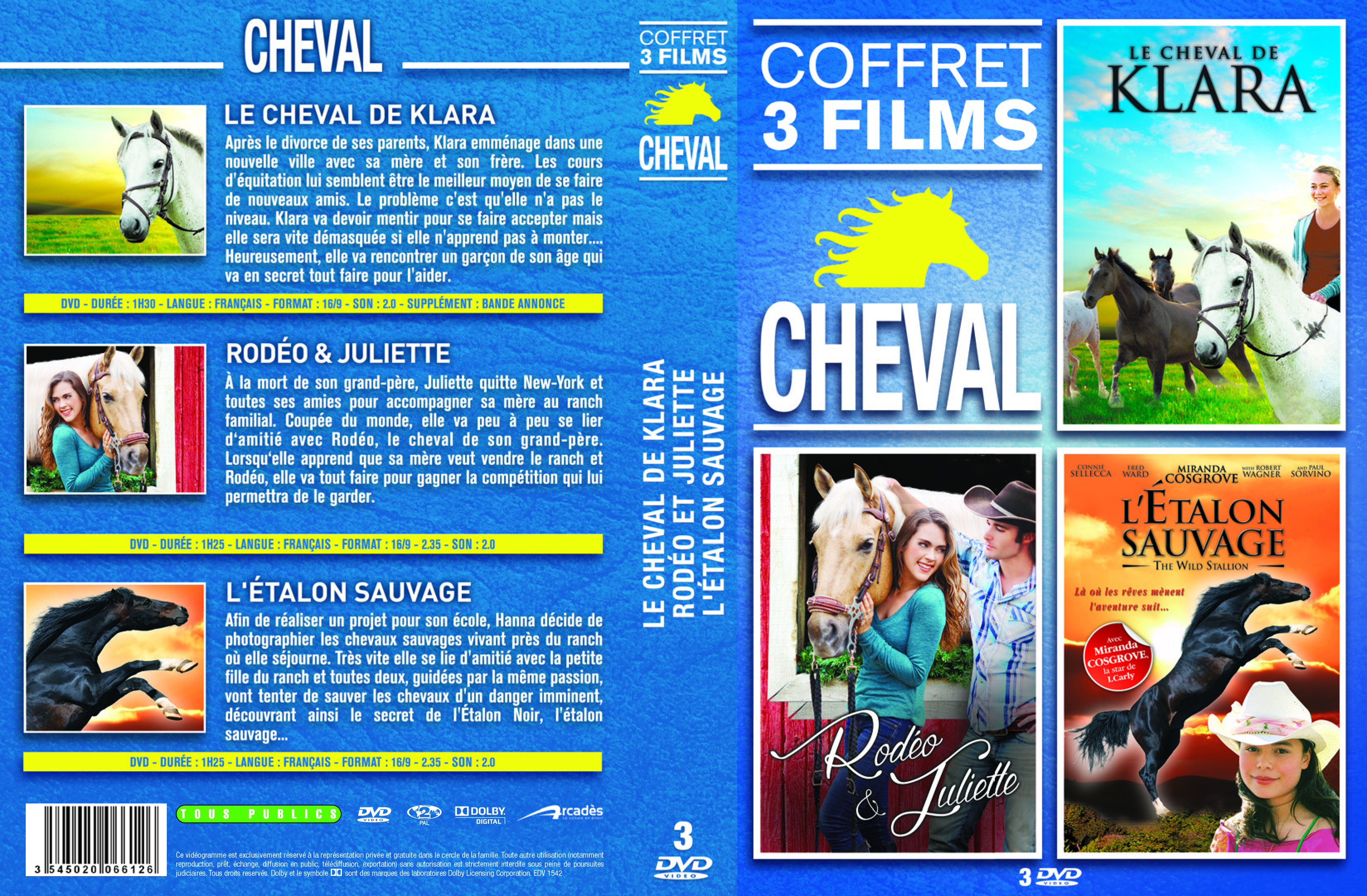 Jaquette DVD Cheval vol 2 COFFRET
