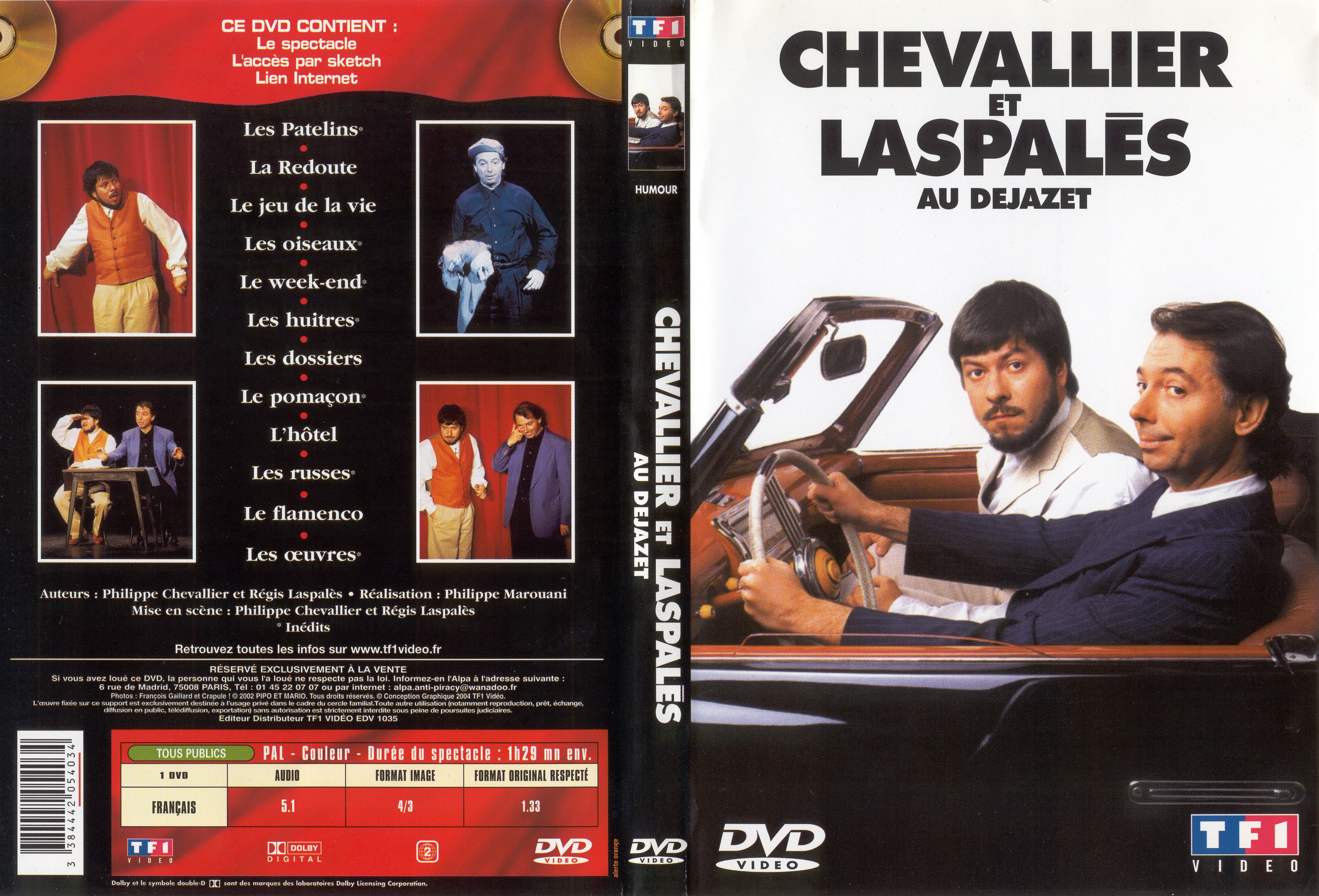 Jaquette DVD Chevalier et Laspales au dejazet