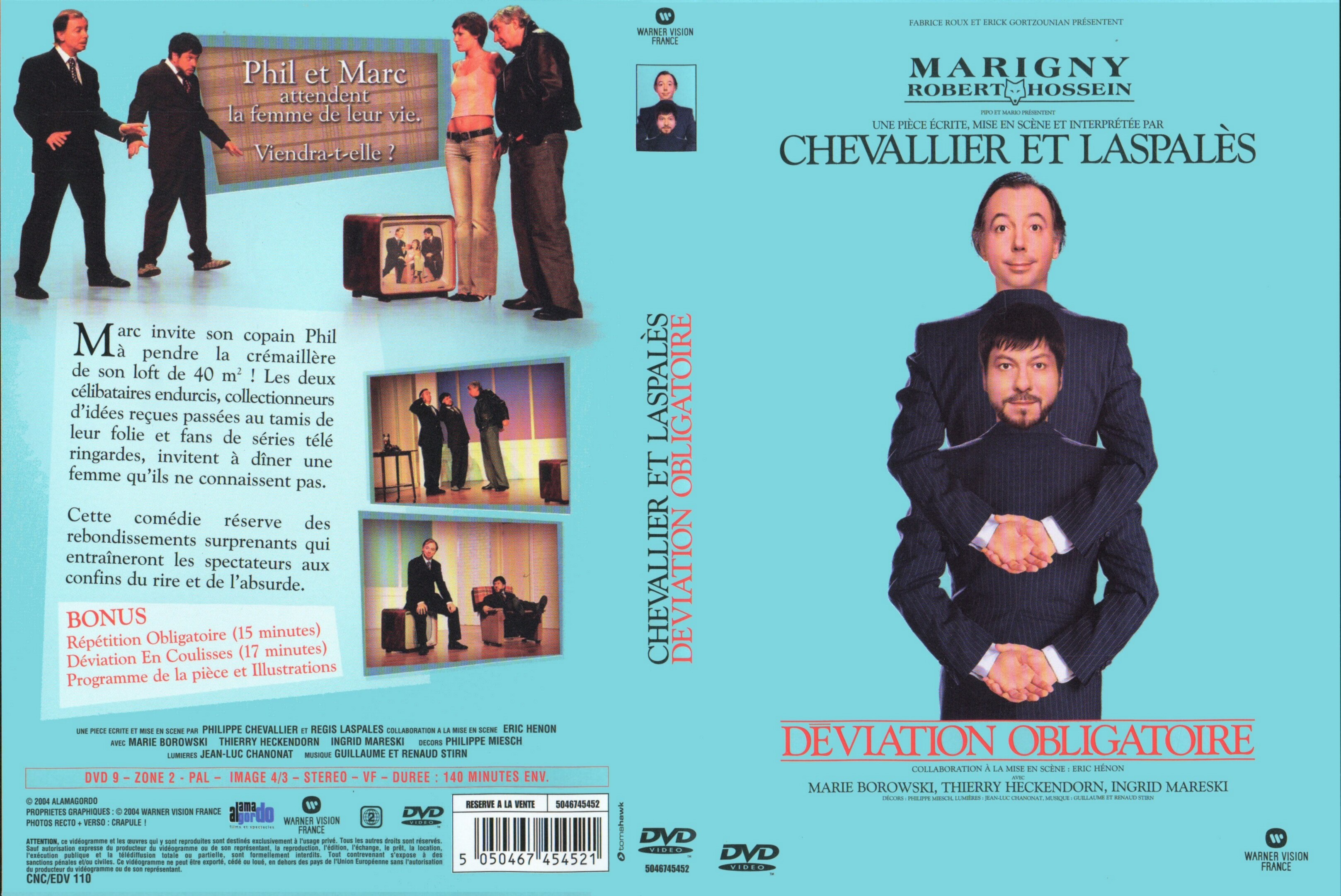 Jaquette DVD Chevalier et laspales deviation obligatoire