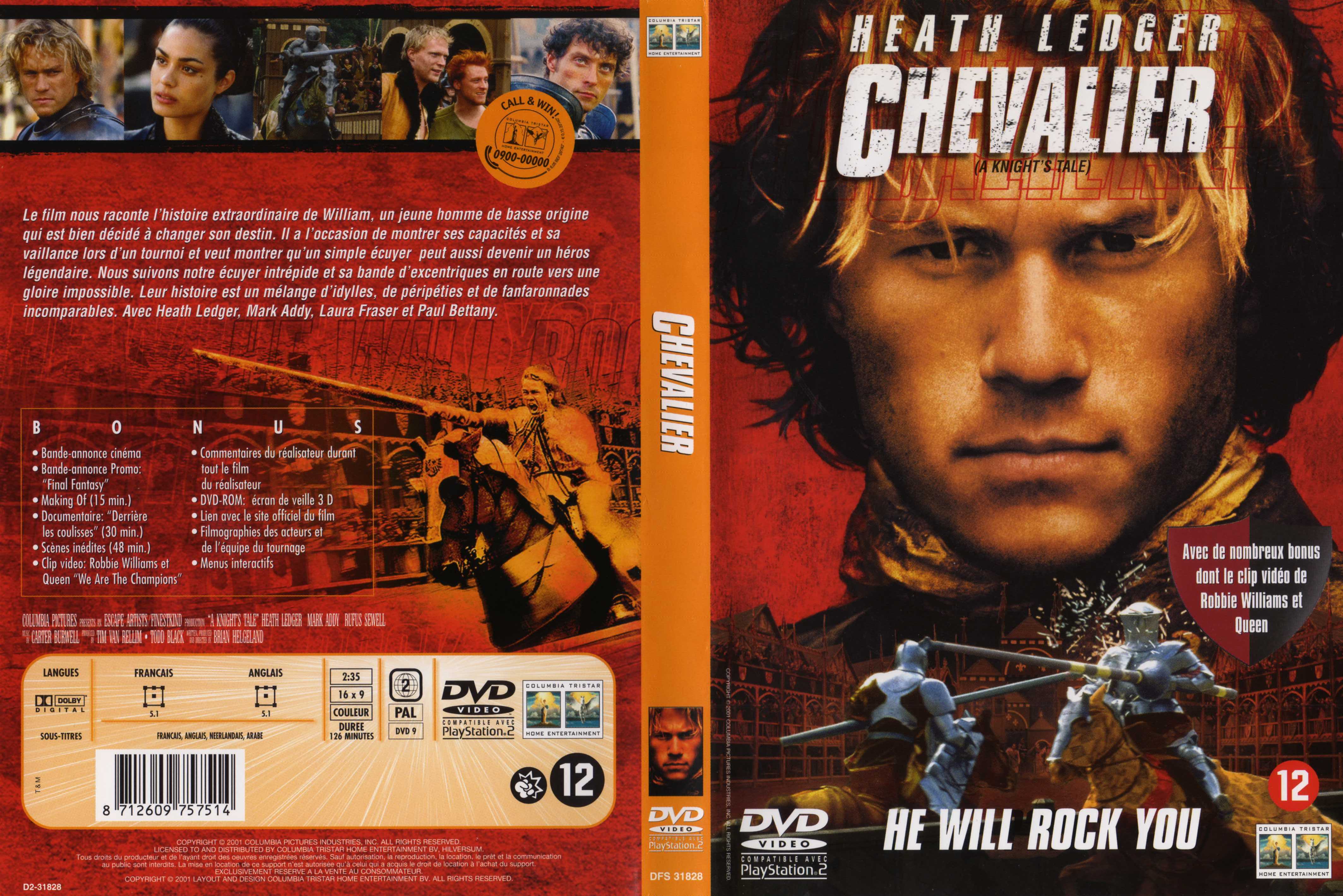 Jaquette DVD Chevalier v2