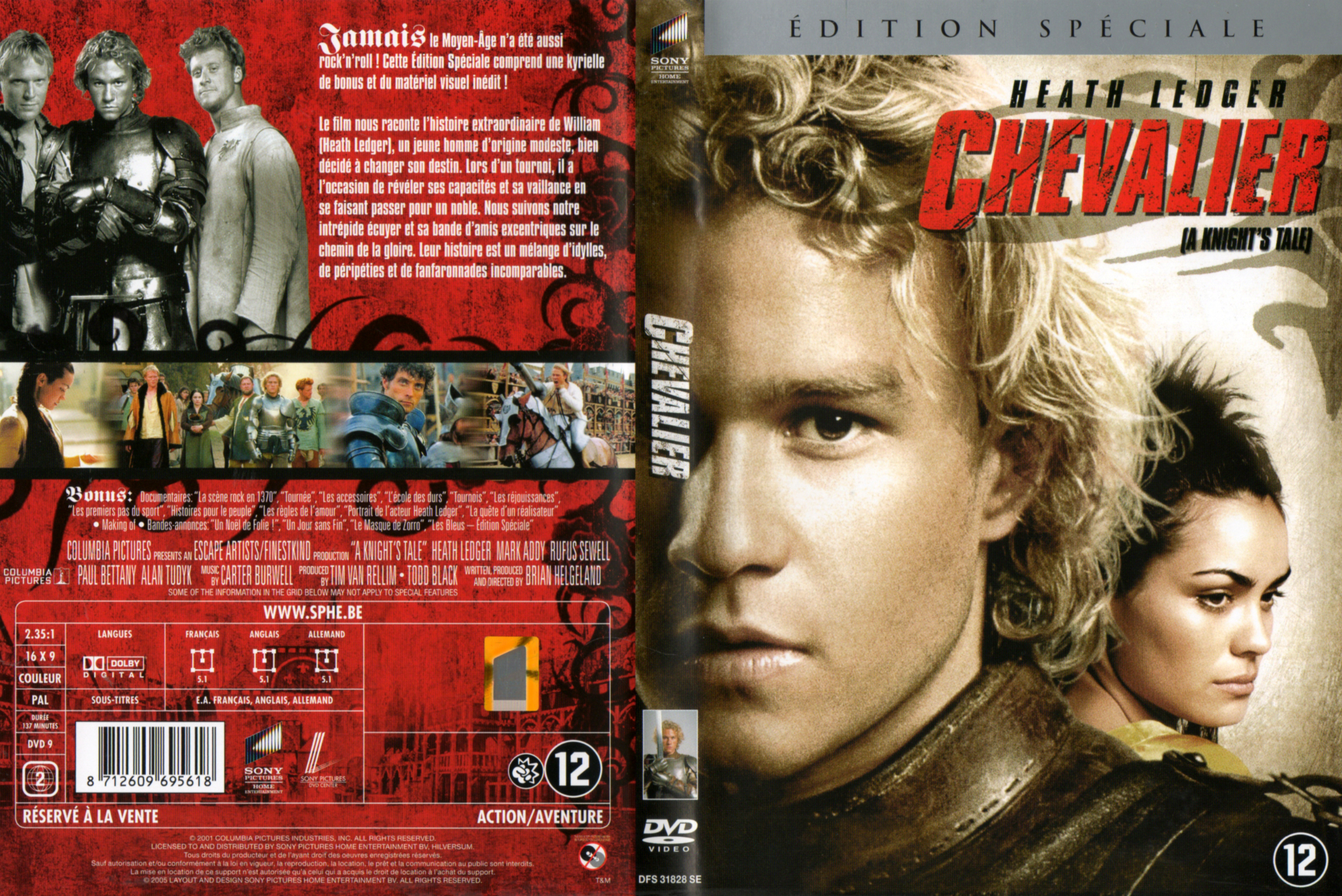 Jaquette DVD Chevalier v3