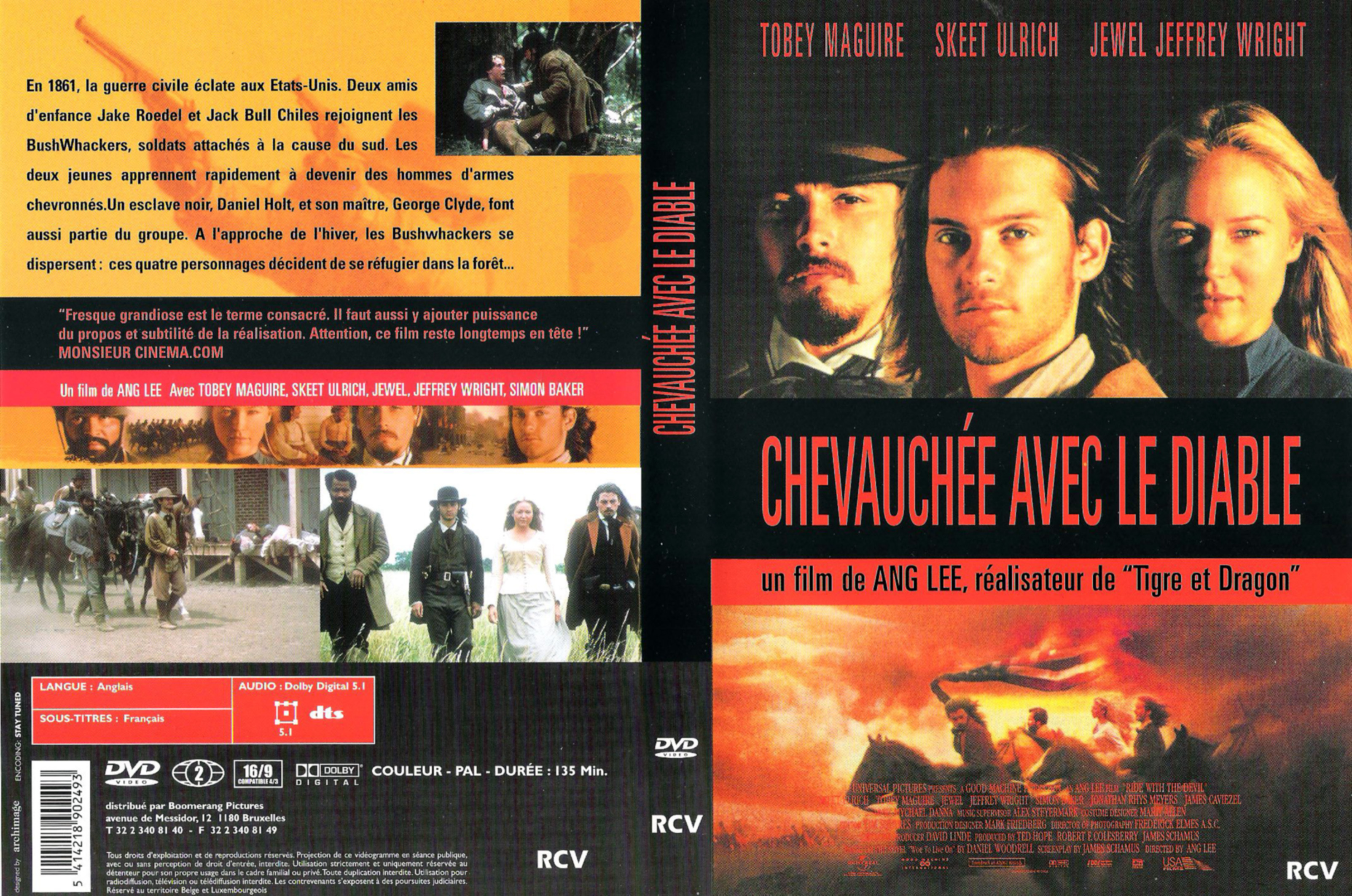 Jaquette DVD Chevauche avec le diable