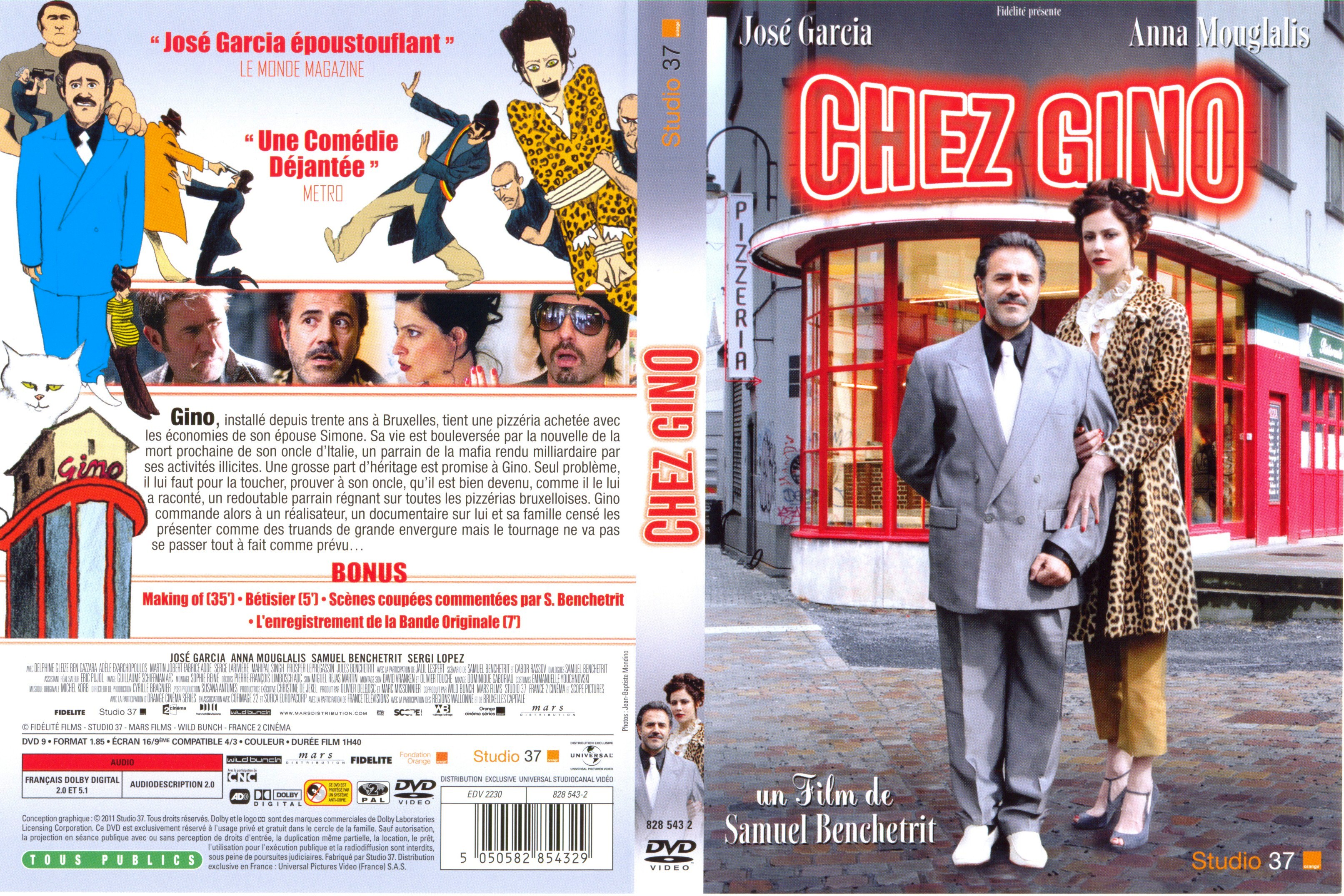 Jaquette DVD Chez Gino