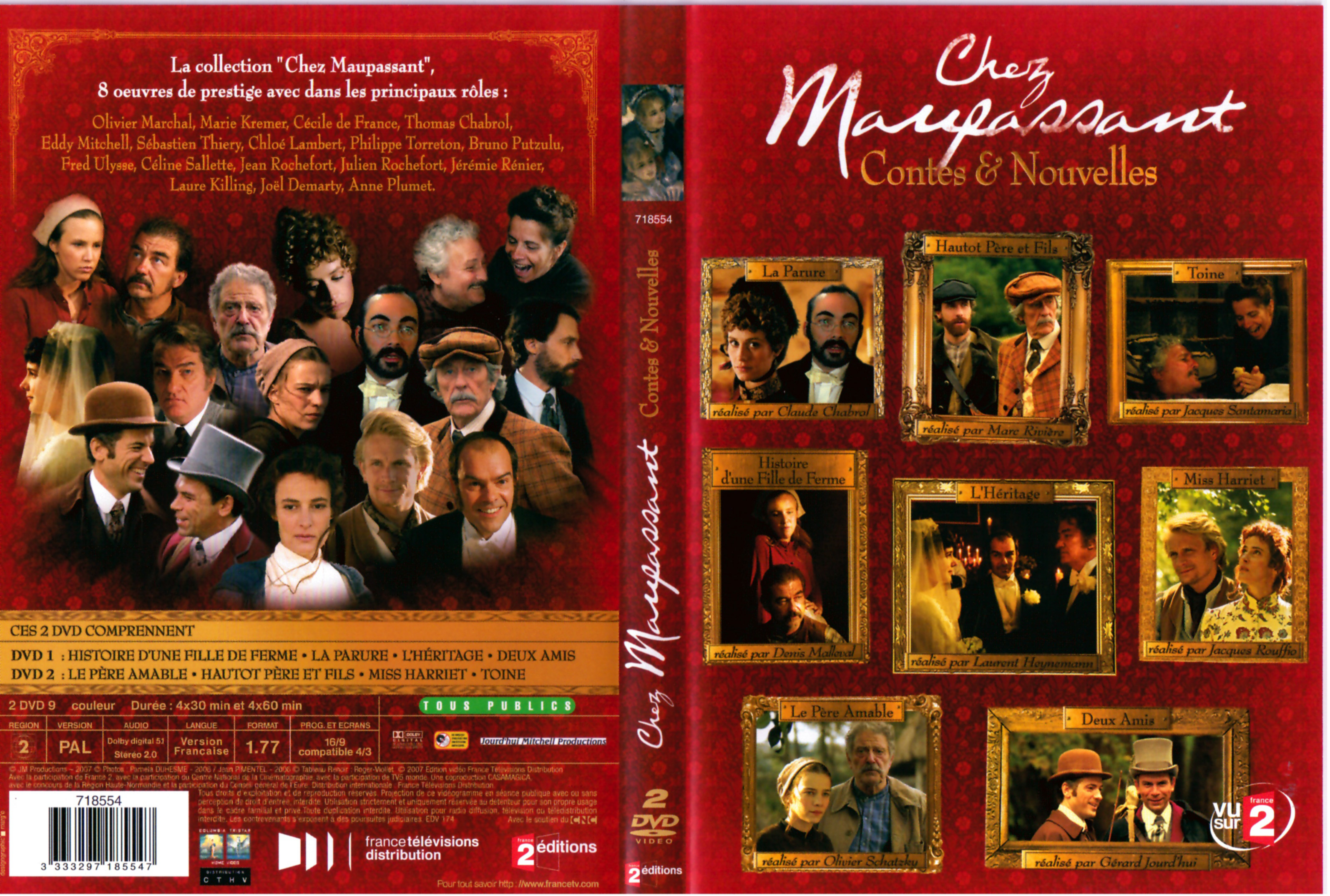 Jaquette DVD Chez Maupassant - Contes et Nouvelles Saison 1