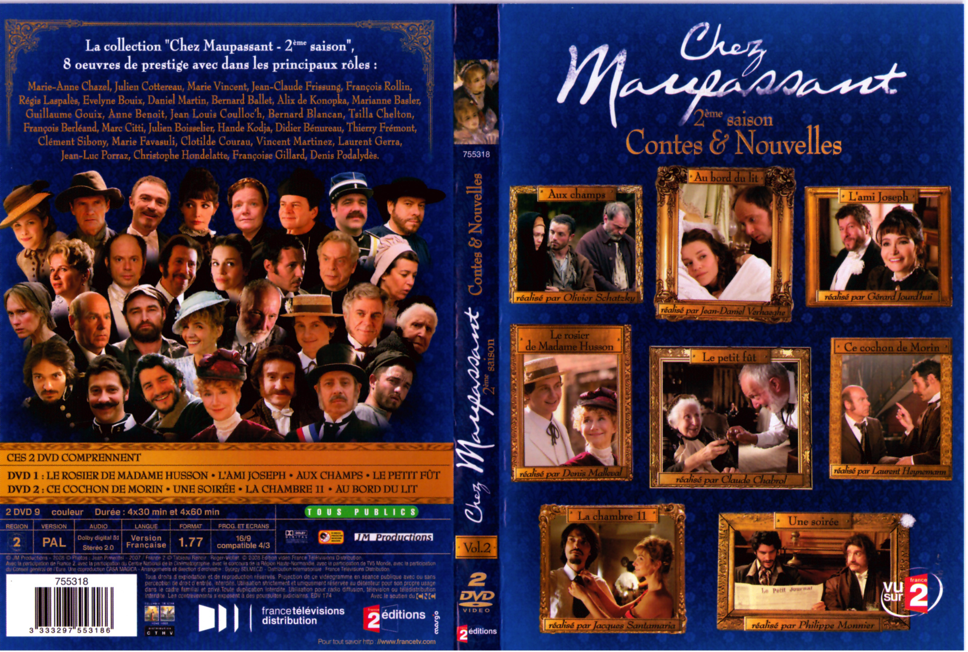 Jaquette DVD Chez Maupassant - Contes et Nouvelles Saison 2