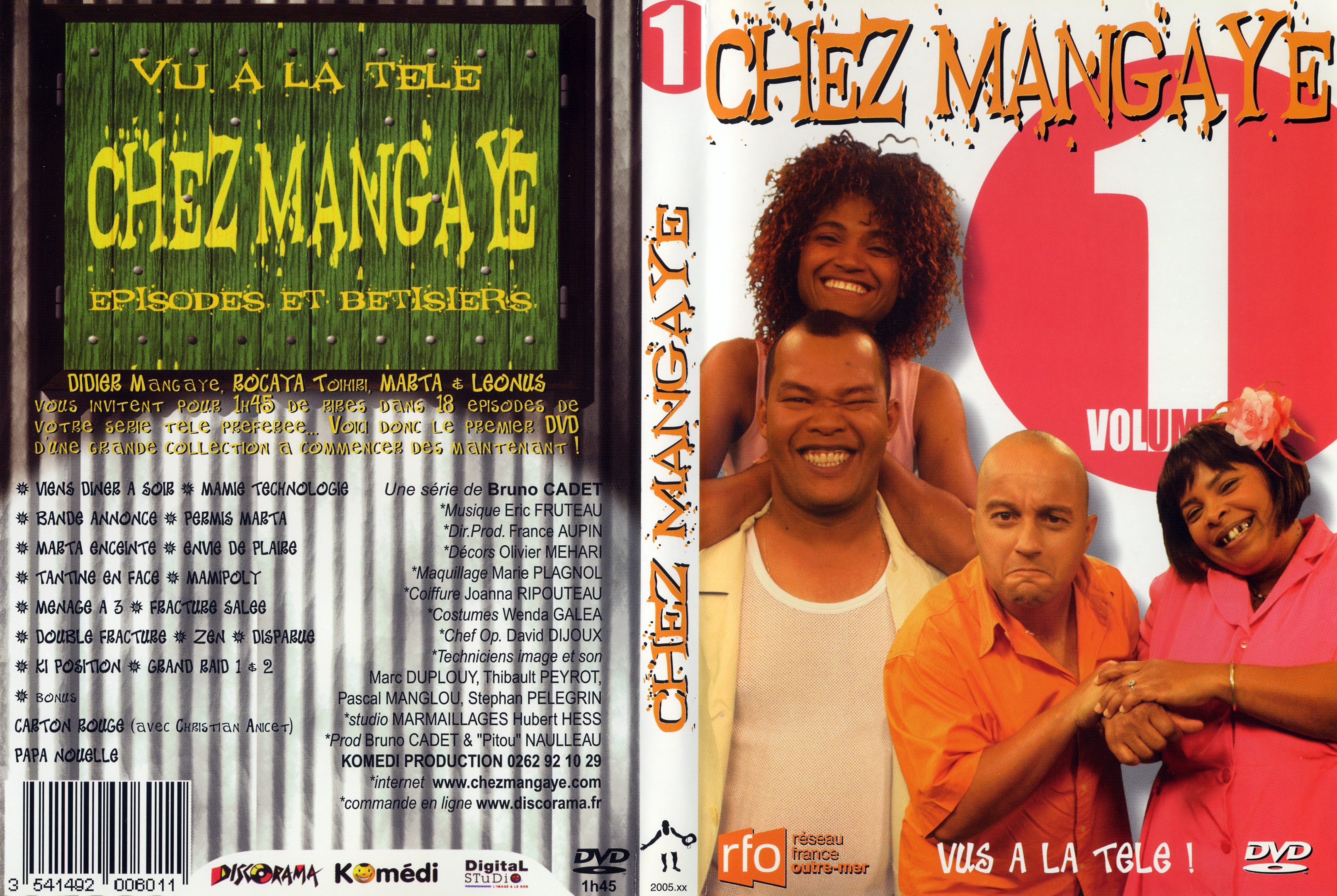 Jaquette DVD Chez mangaye vol 1