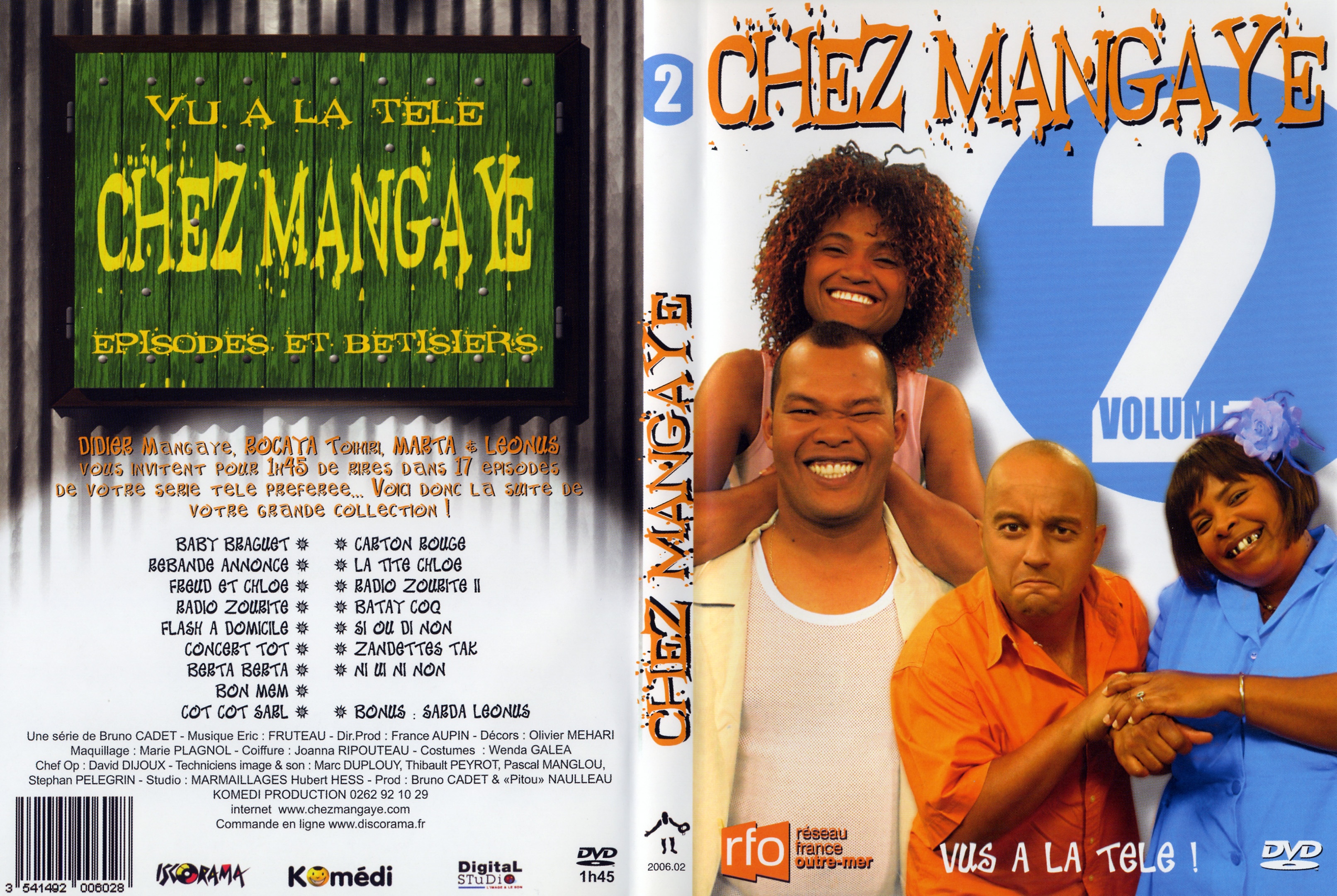 Jaquette DVD Chez mangaye vol 2