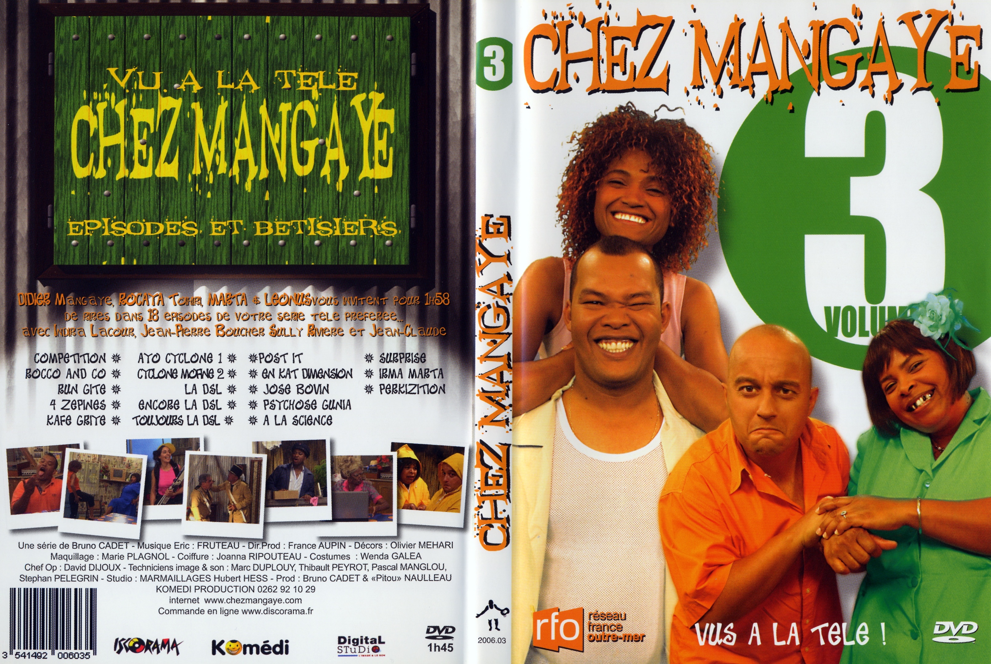 Jaquette DVD Chez mangaye vol 3