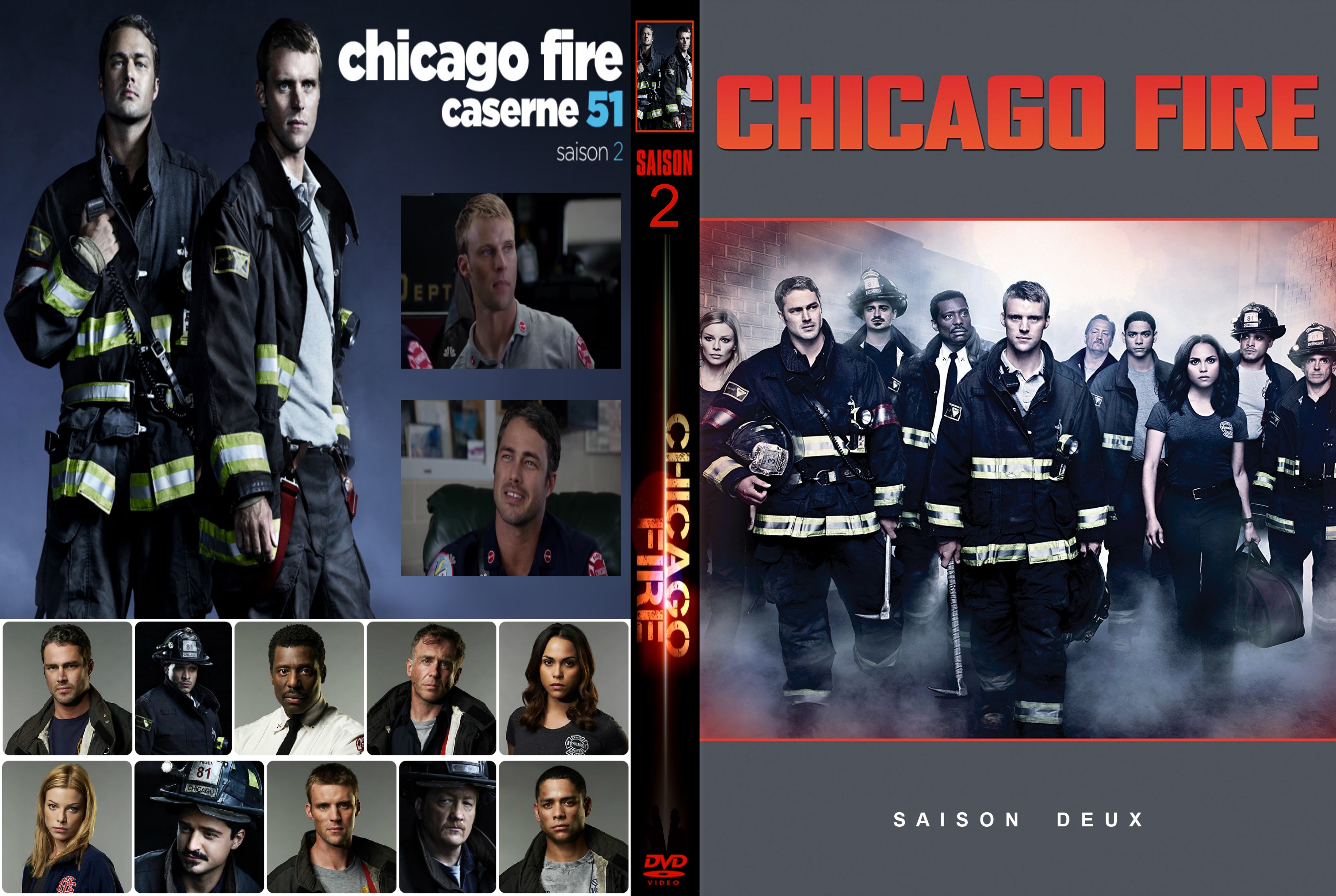 Jaquette DVD Chicago Fire Saison 2 custom