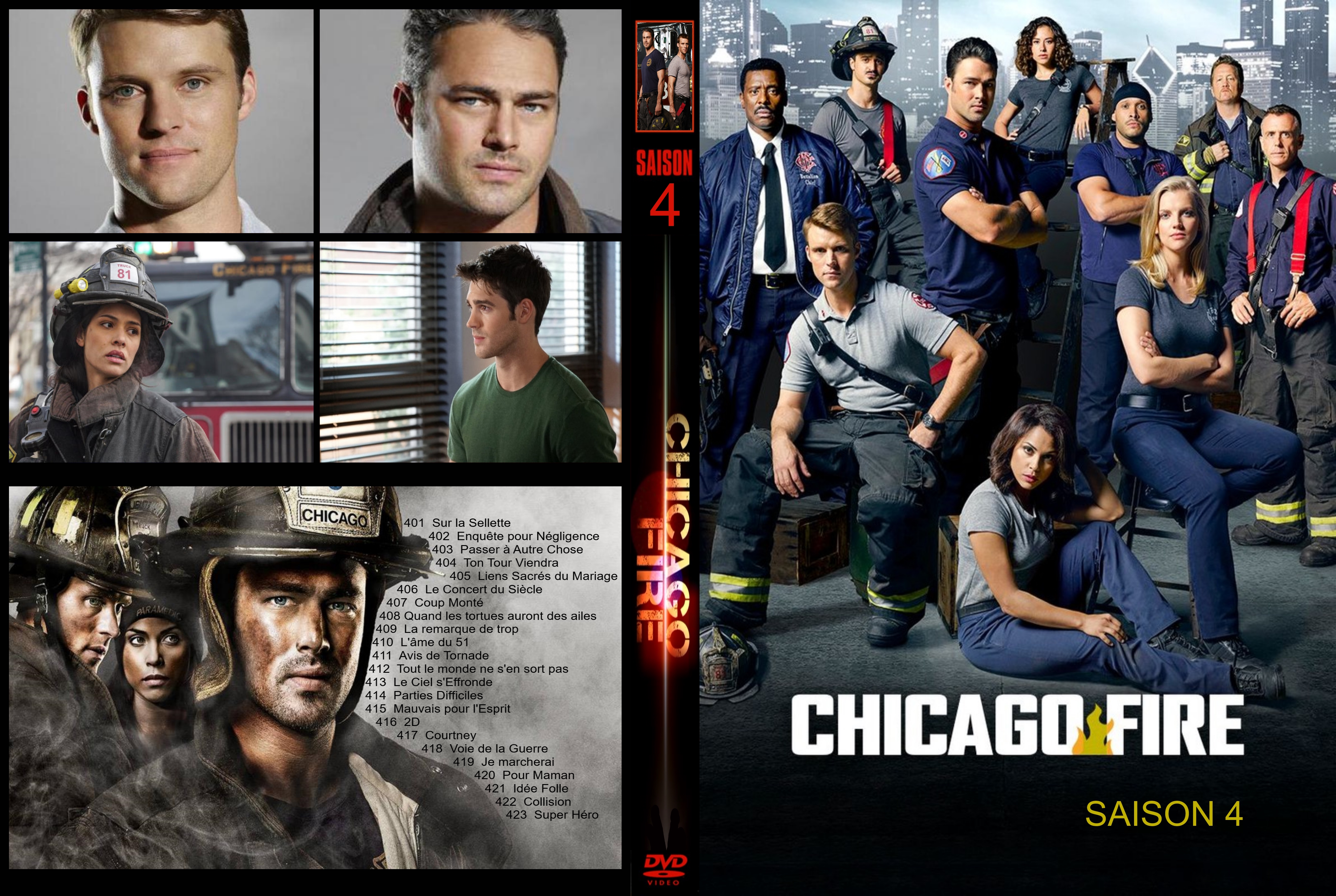 Jaquette DVD Chicago Fire Saison 3 custom