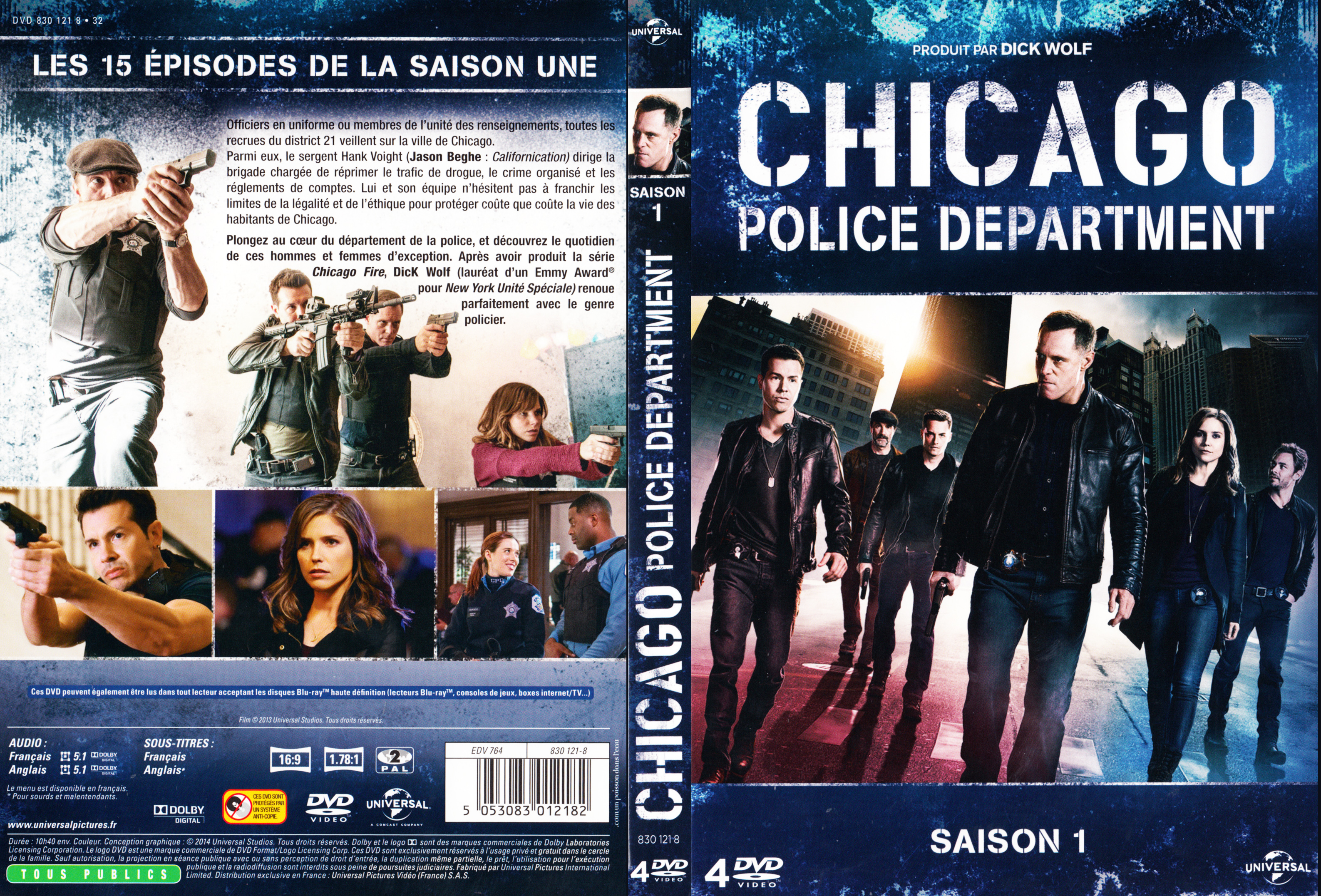 Jaquette DVD Chicago Police Department Saison 1