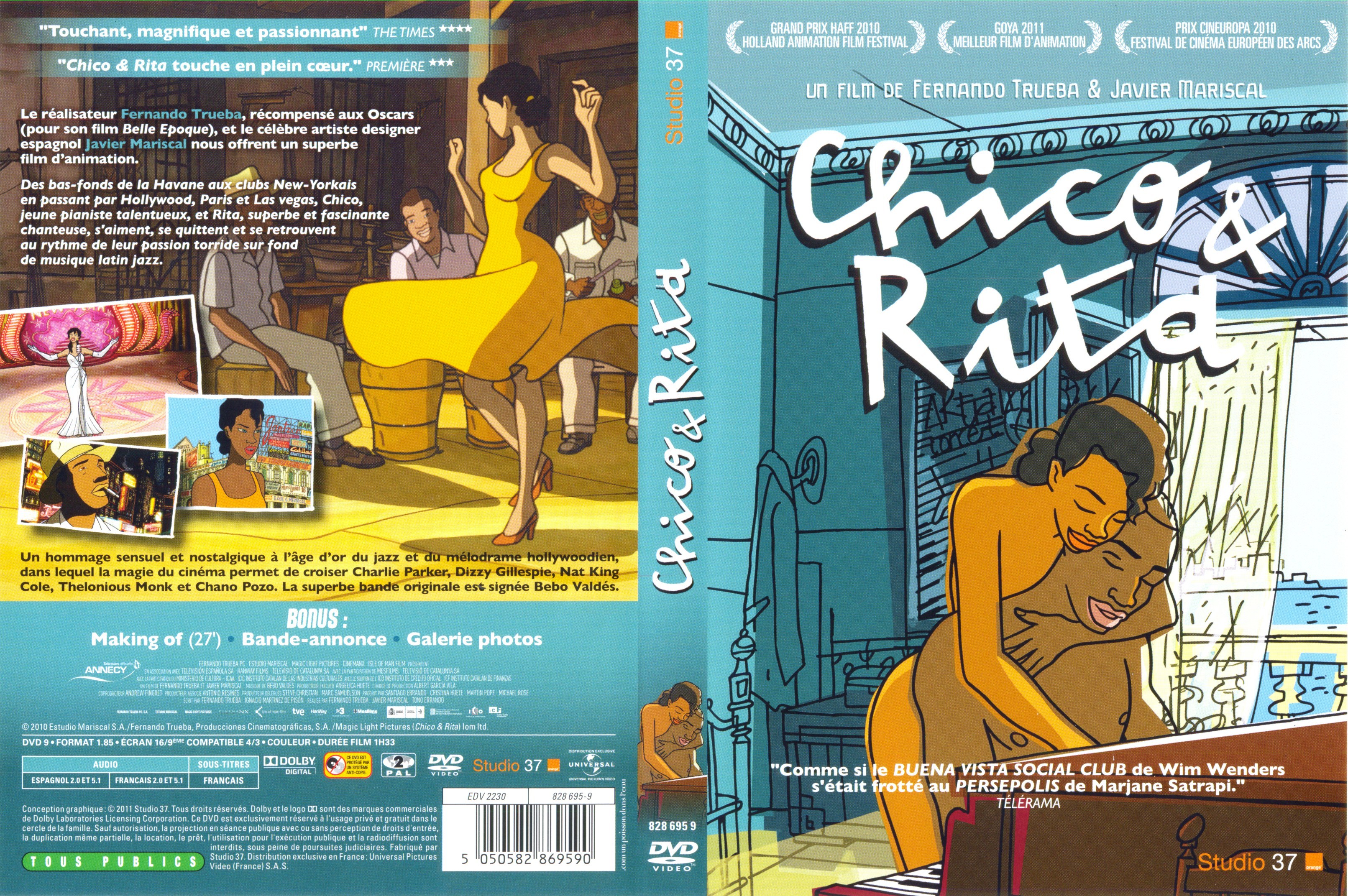 Jaquette DVD Chico & Rita