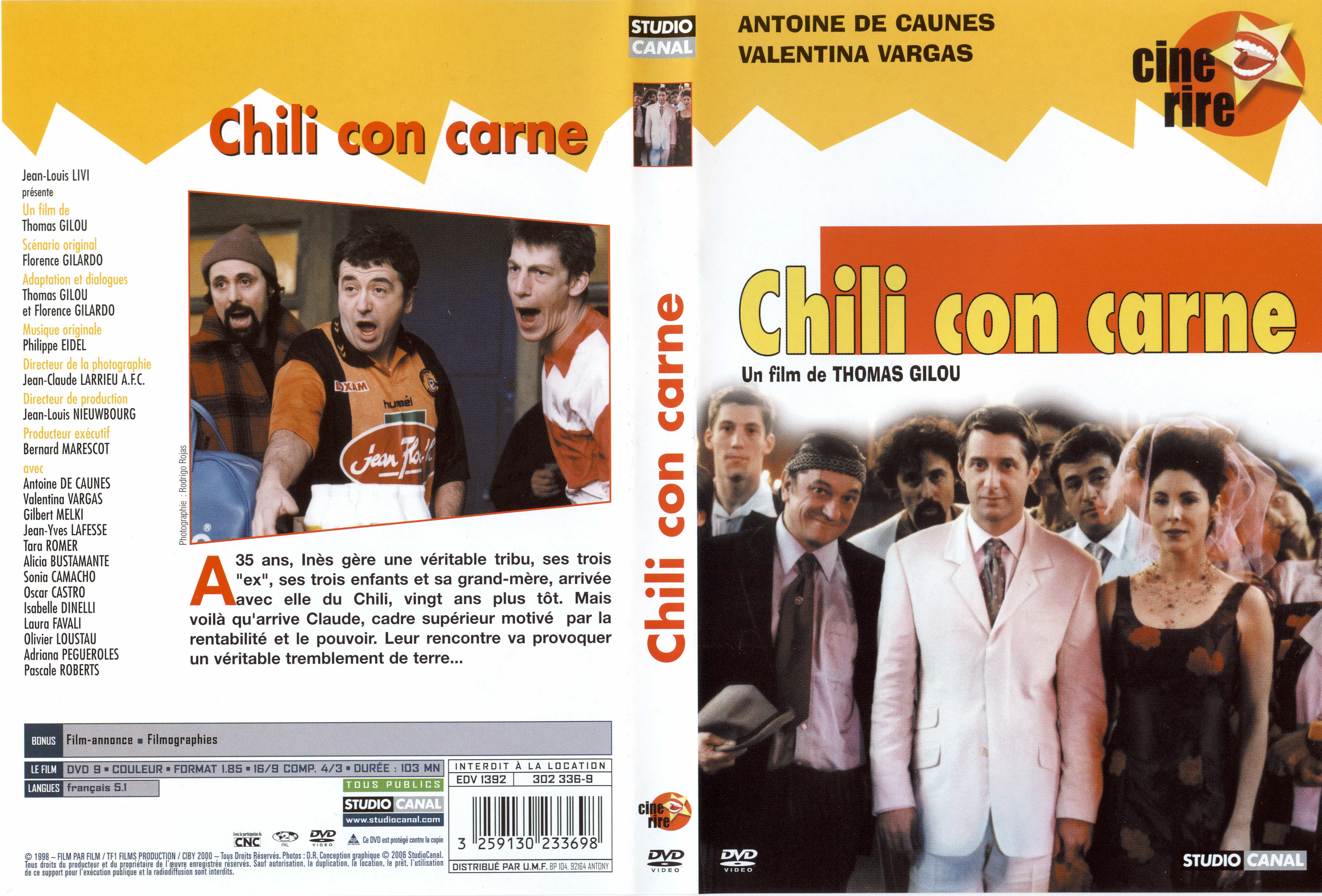 Jaquette DVD Chili con carne