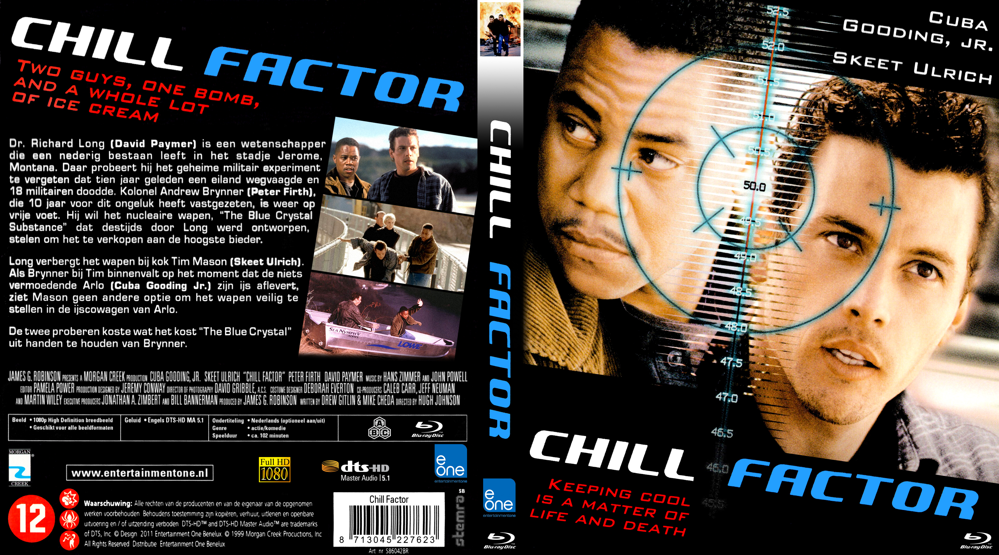Jaquette DVD Chill Factor - 50 degres fahrenheit Zone 1 (BLU-RAY)