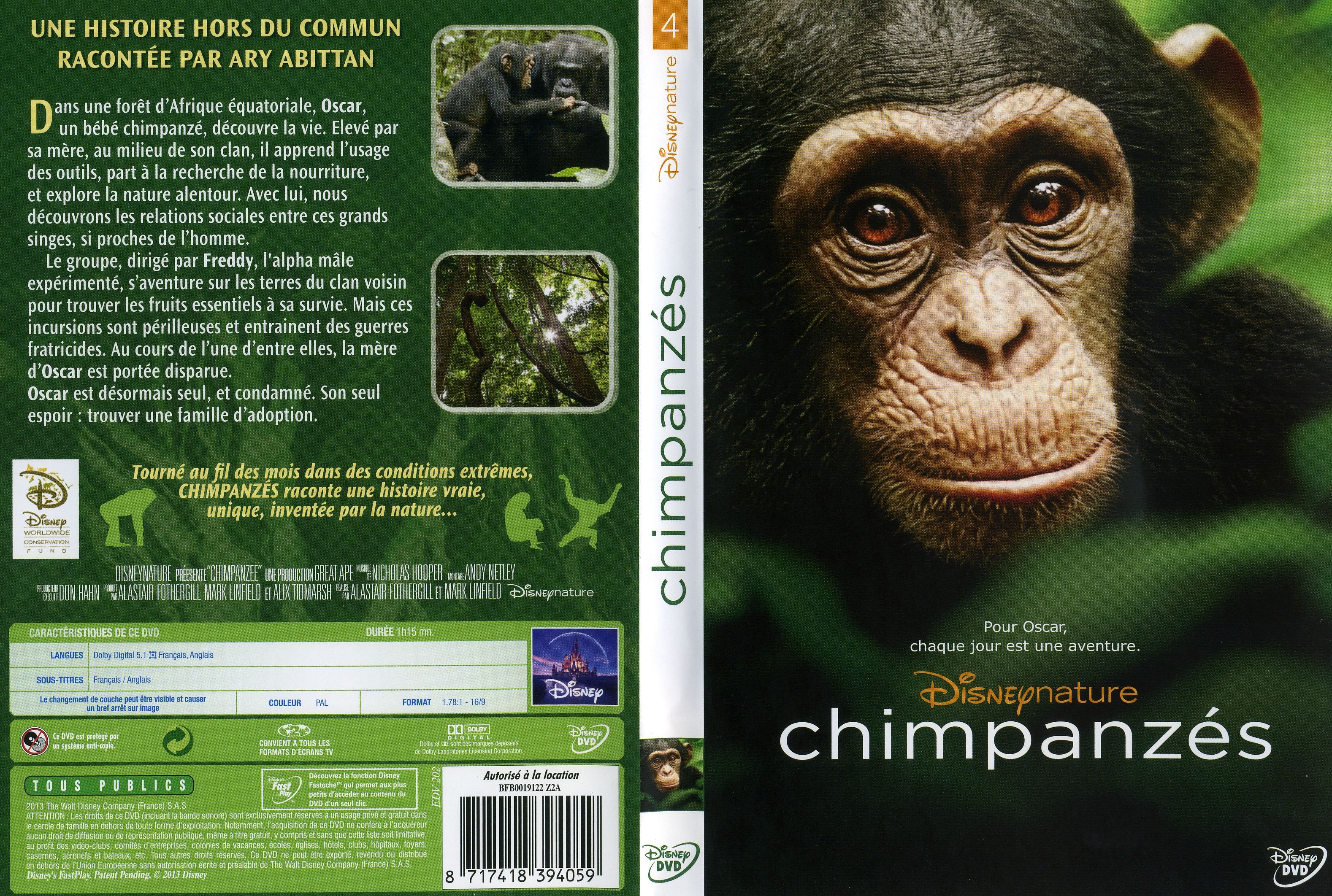 Jaquette DVD Chimpanzs