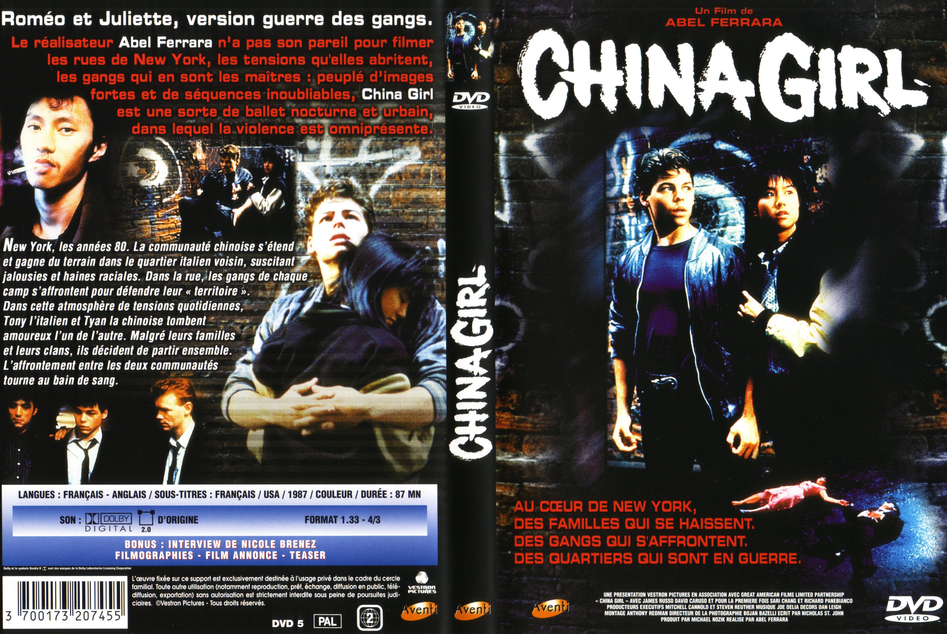 Jaquette DVD China girl