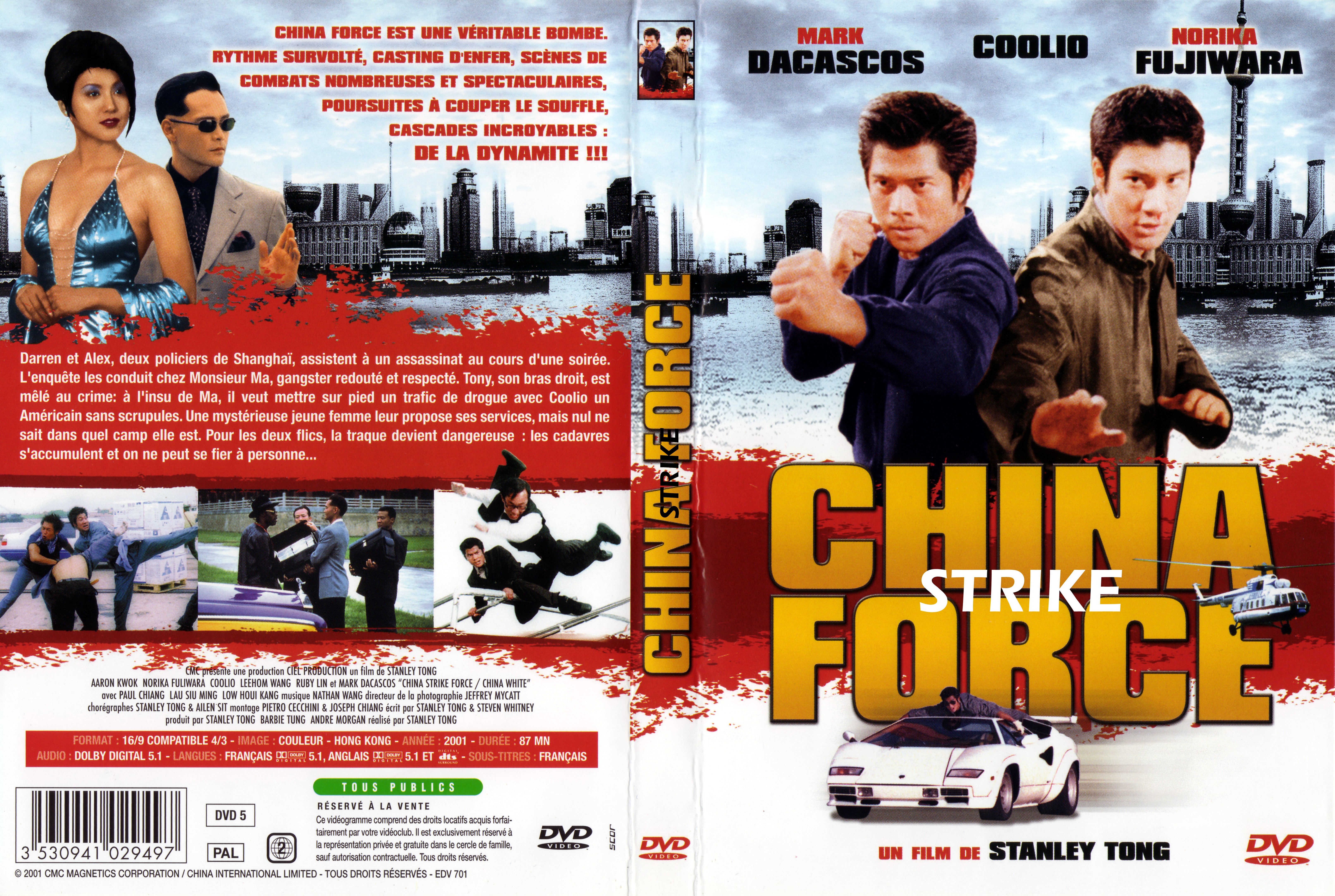 Jaquette DVD China strike force custom