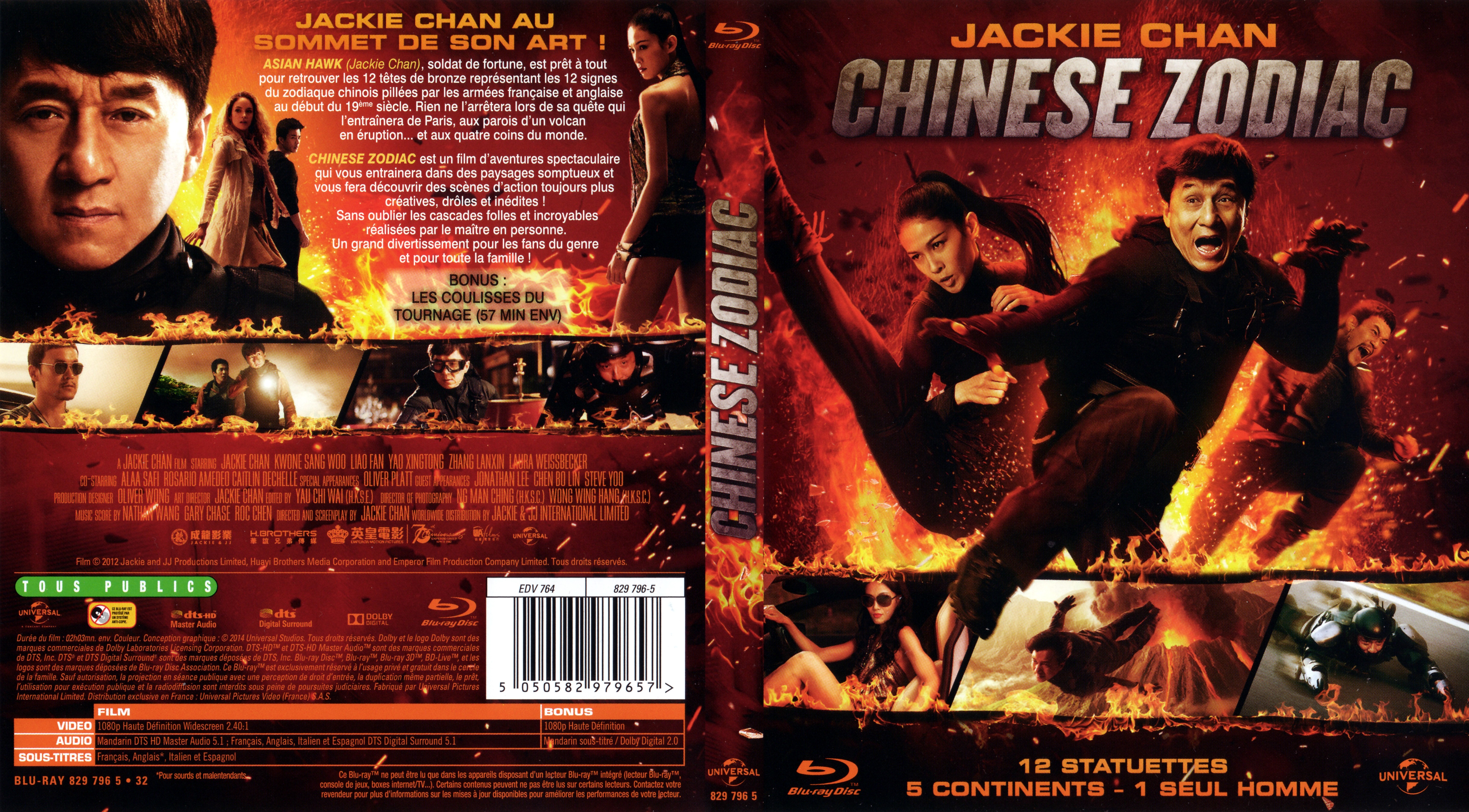 Jaquette DVD Chinese Zodiac (BLU-RAY)