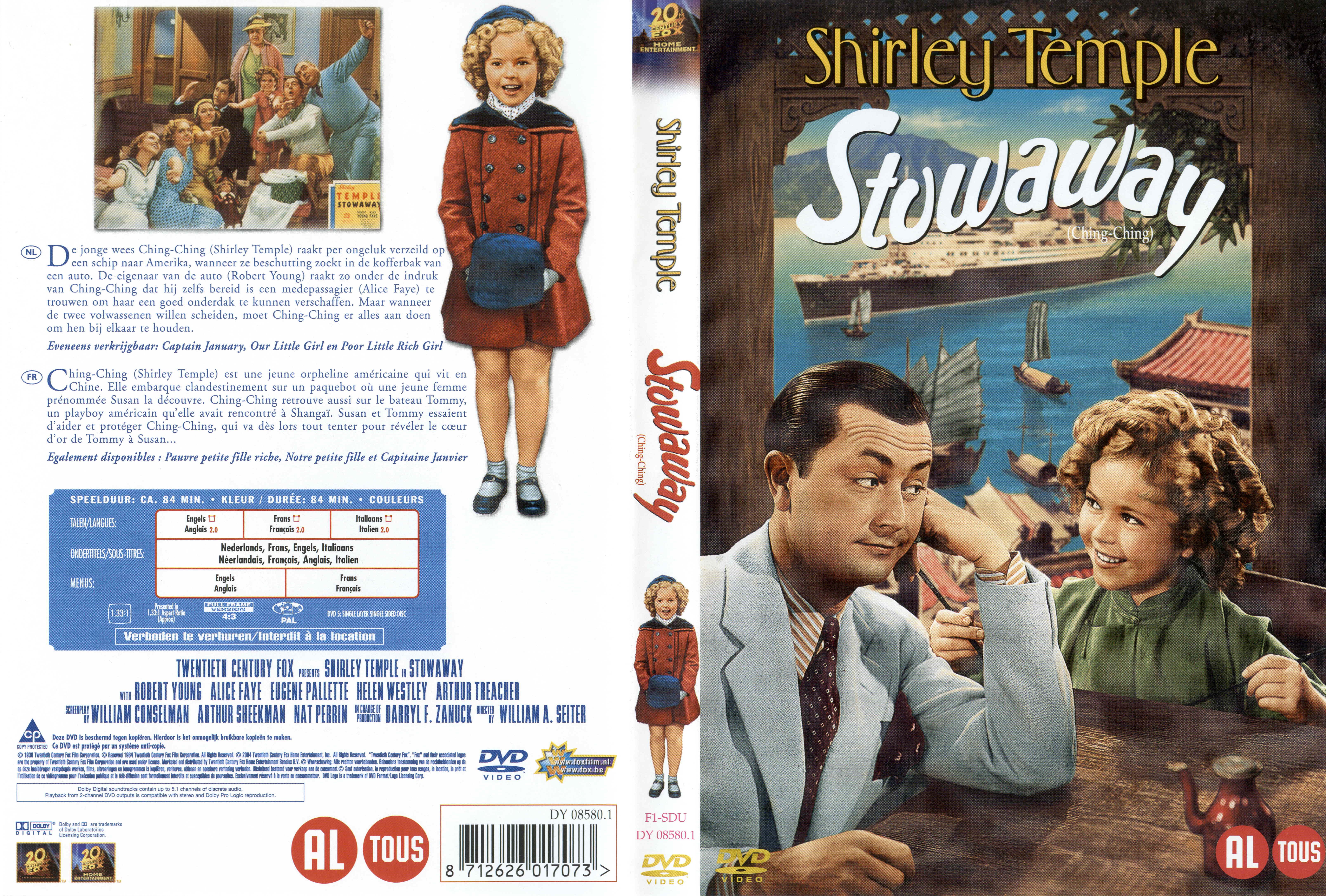 Jaquette DVD Ching-Ching - Stowaway