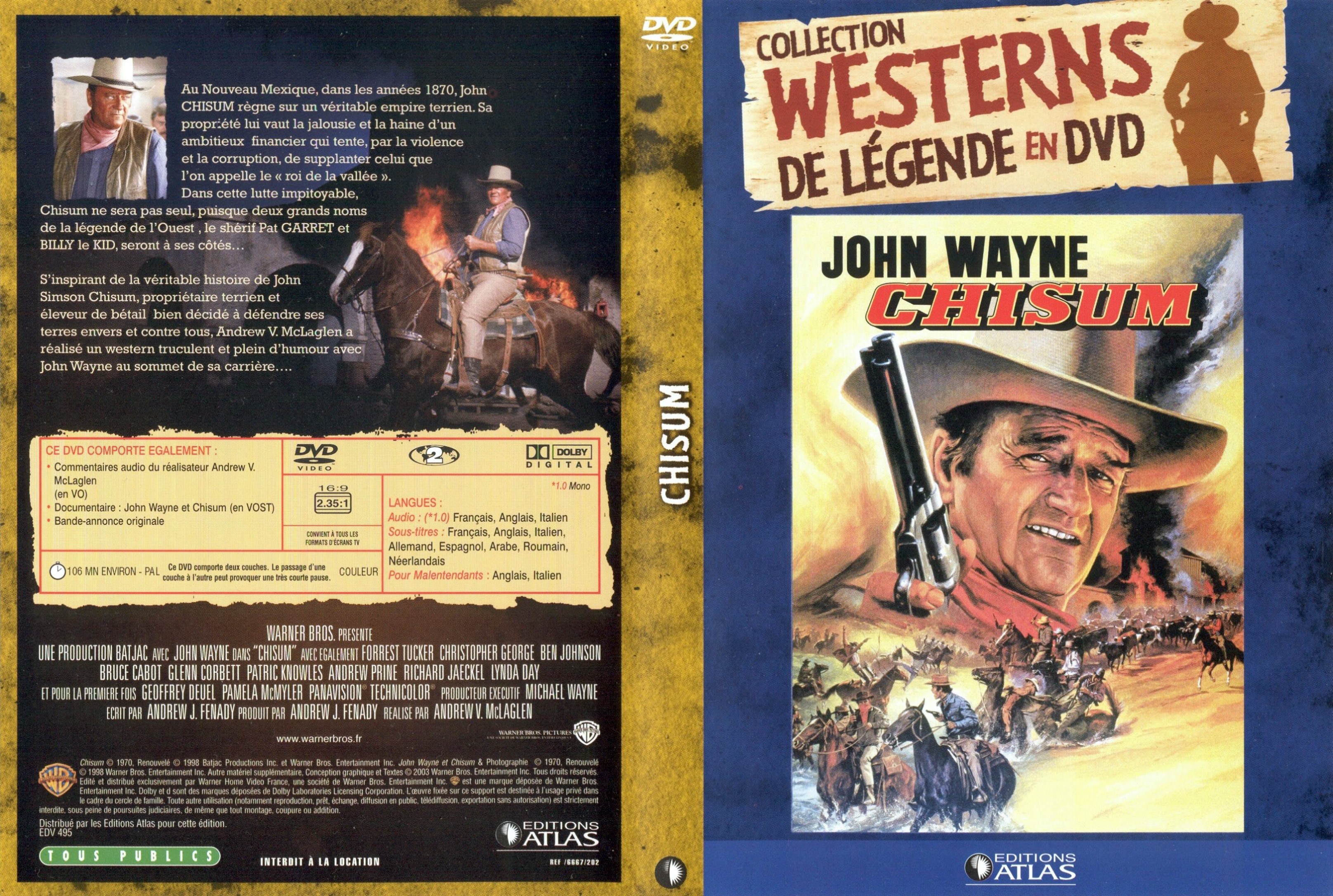 Jaquette DVD Chisum