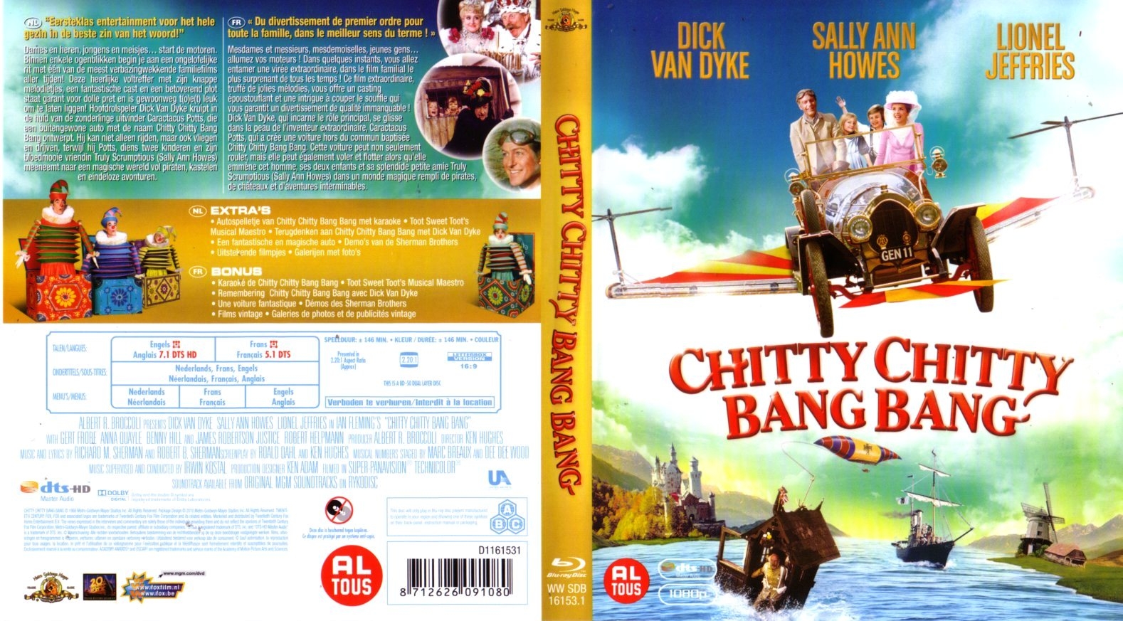Jaquette DVD Chitty chitty bang bang (BLU-RAY)